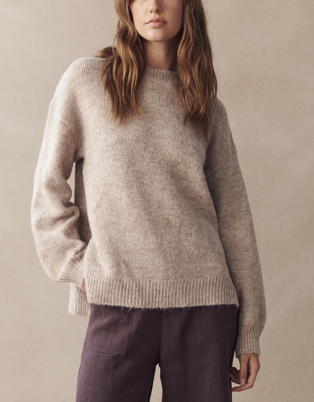 May Knit Jumper - Latte