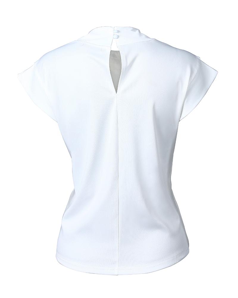 Short Sleeve Letter Print T-Shirt