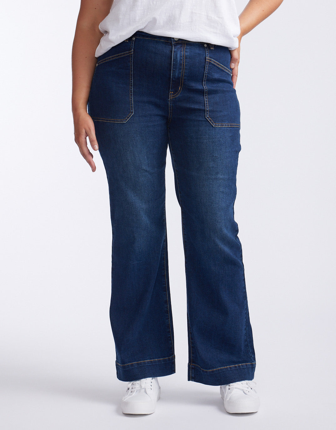 Wide Leg Jean - Indigo
