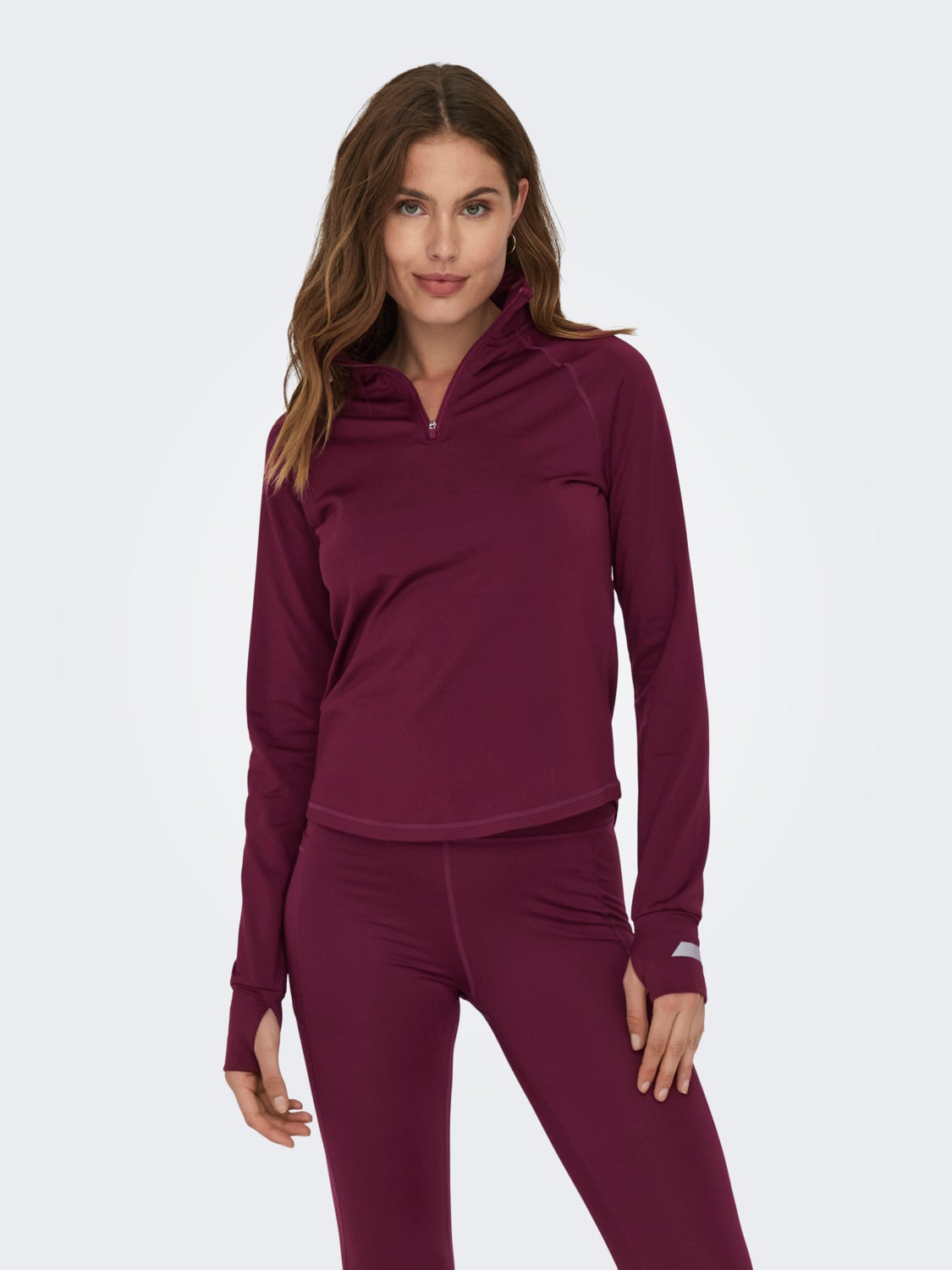 Longsleeved highneck zip Training Top