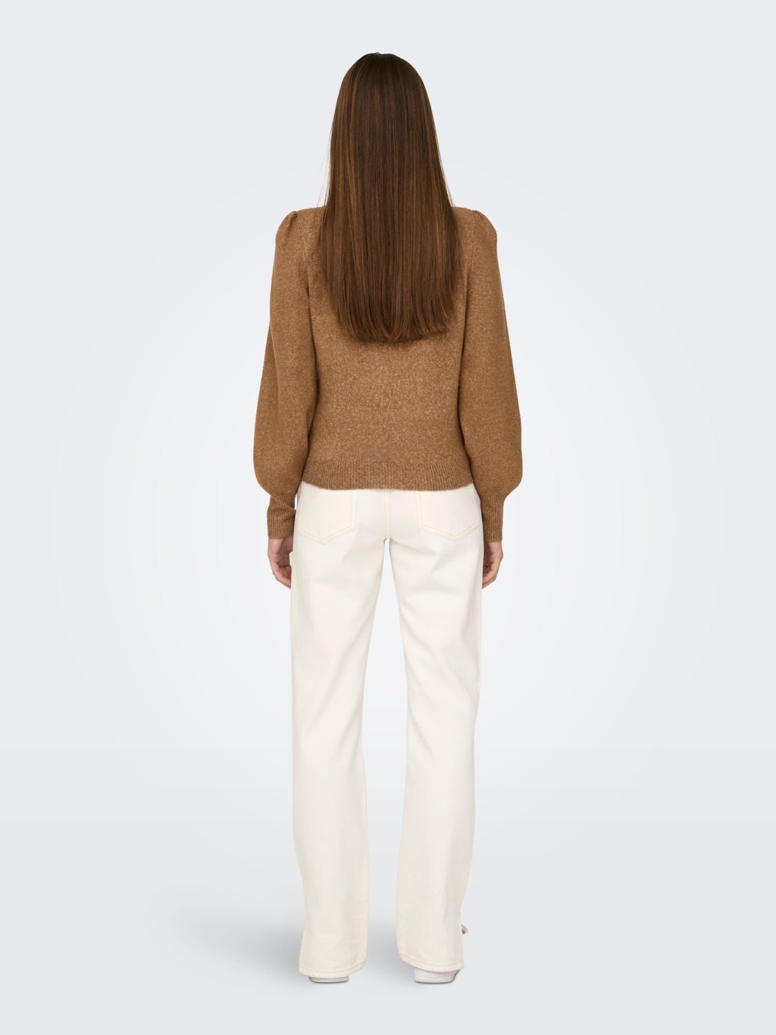 High neck knitted pullover