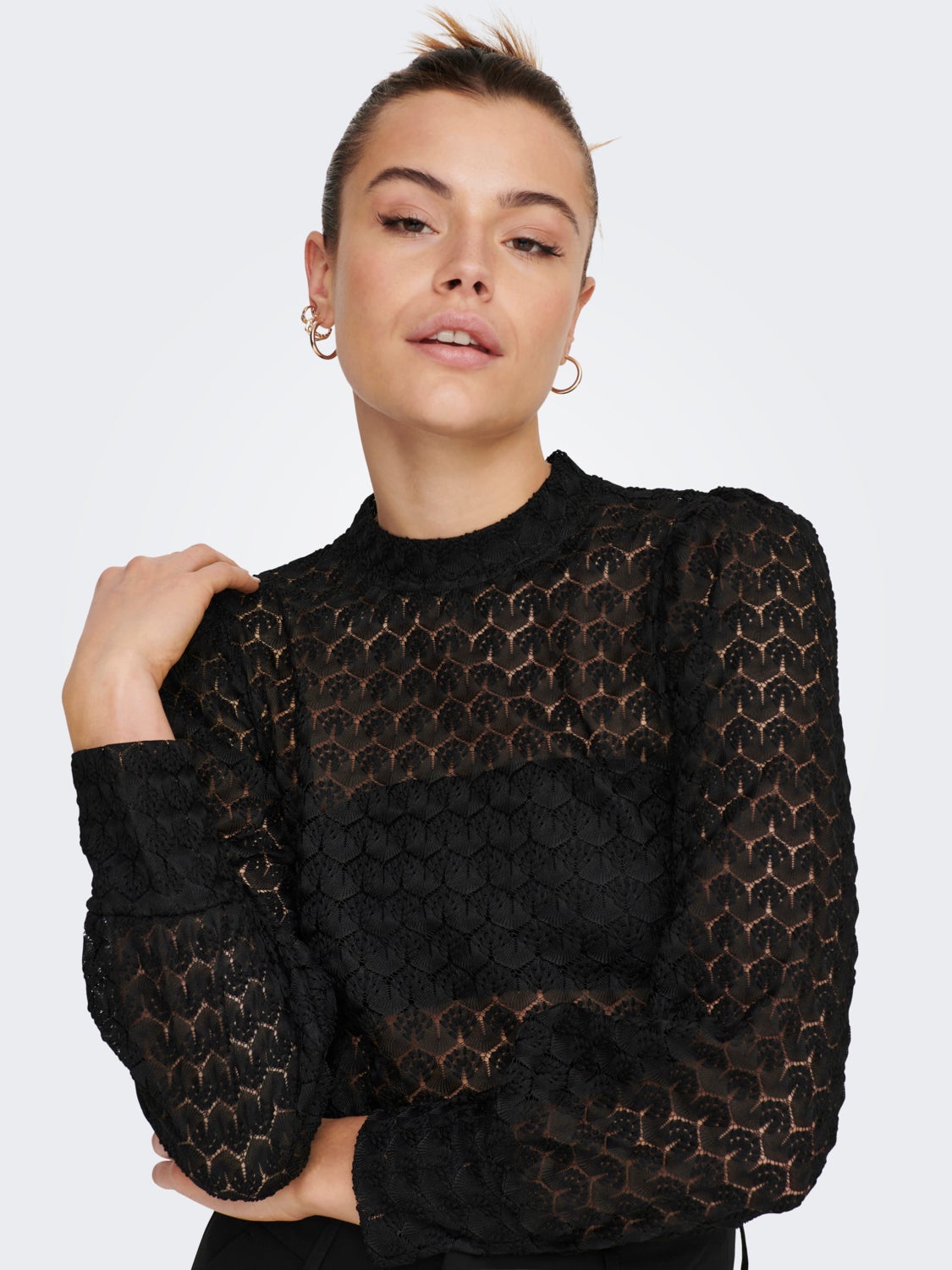Lace Long Sleeved Top