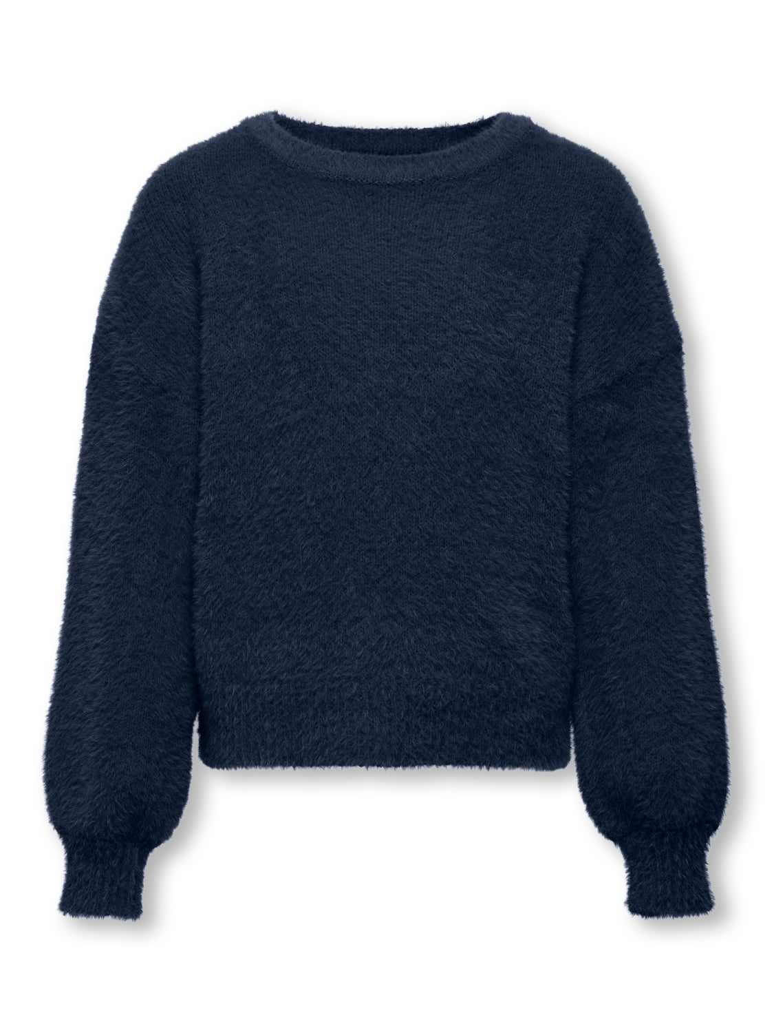 O-neck knitted pullover