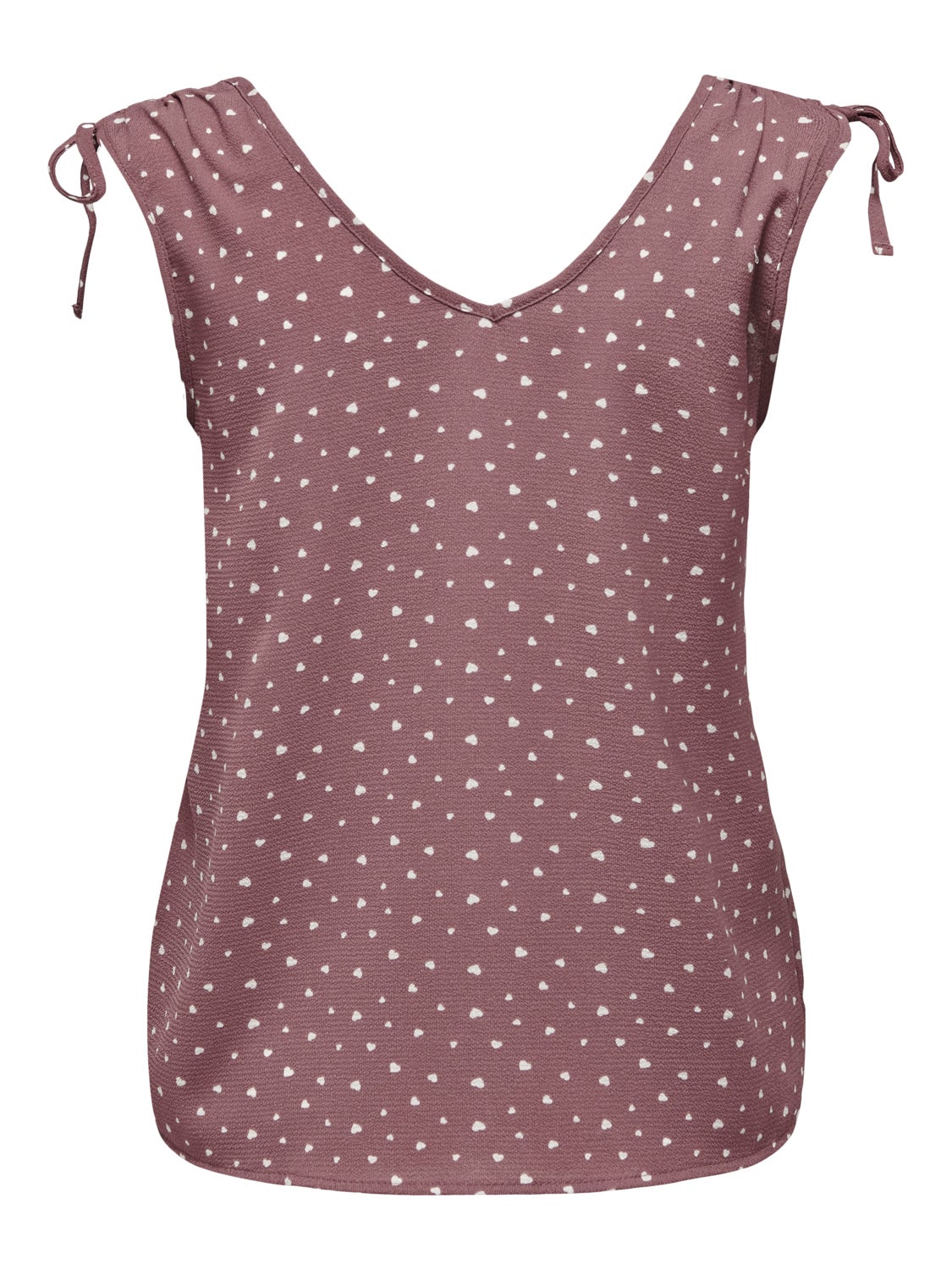 V-Neck Top With Strap Details