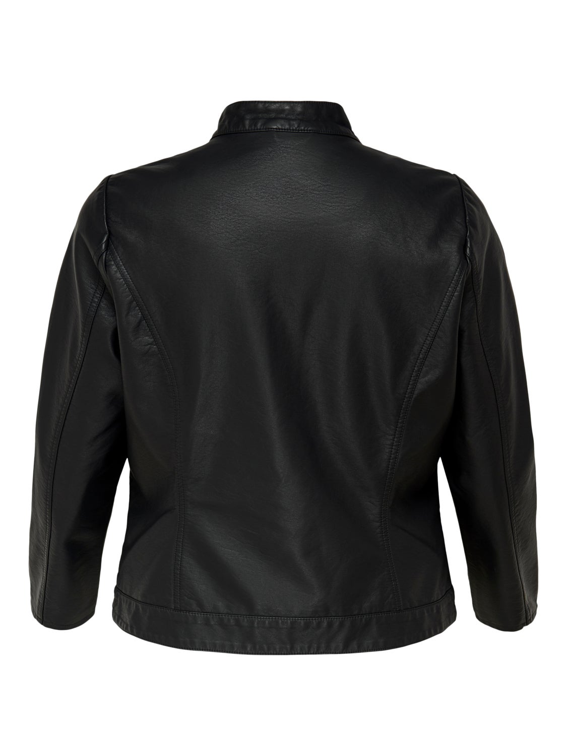 Curvy Faux Leather Jacket