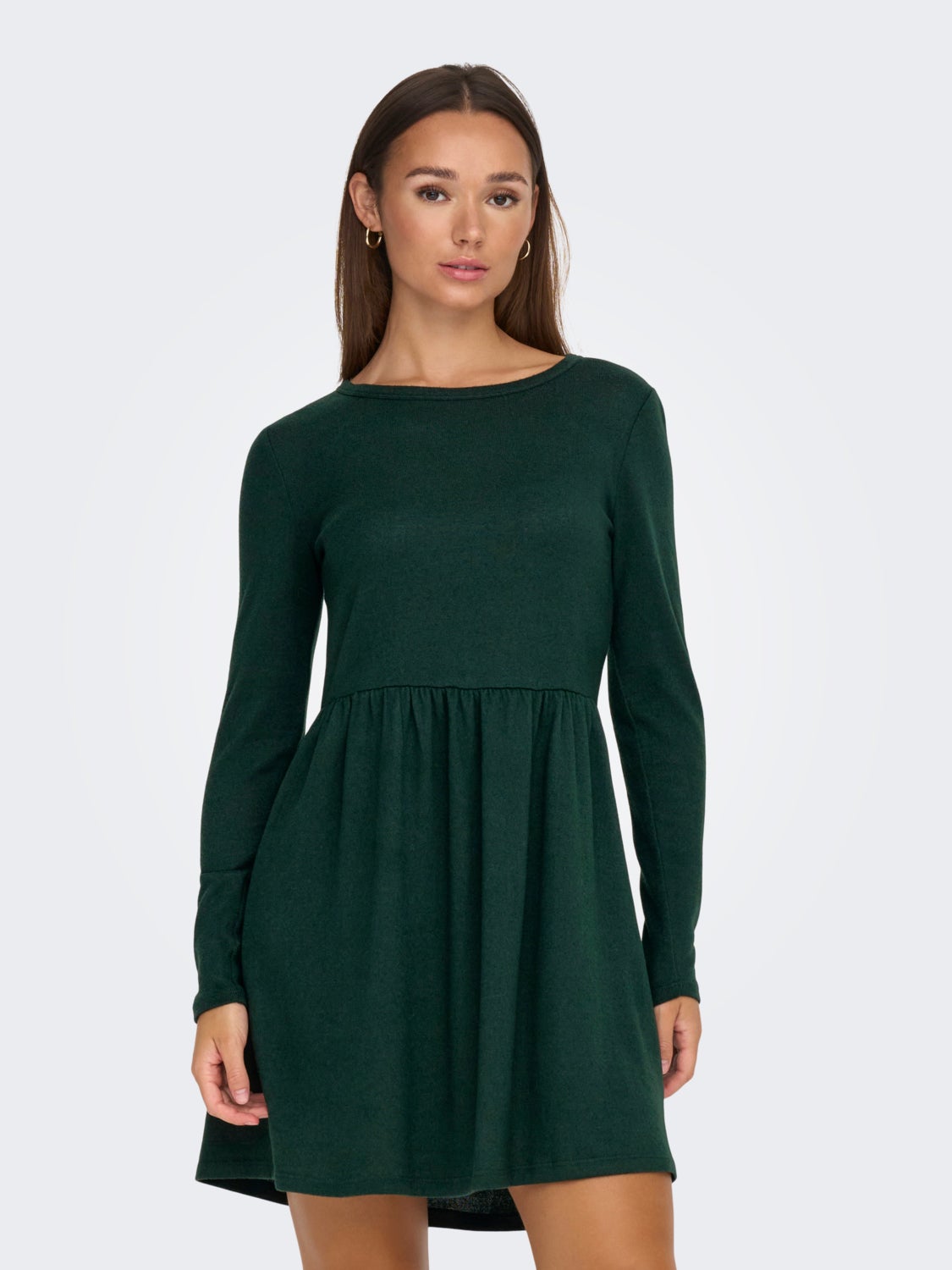 MINI O-NECK SHORT DRESS