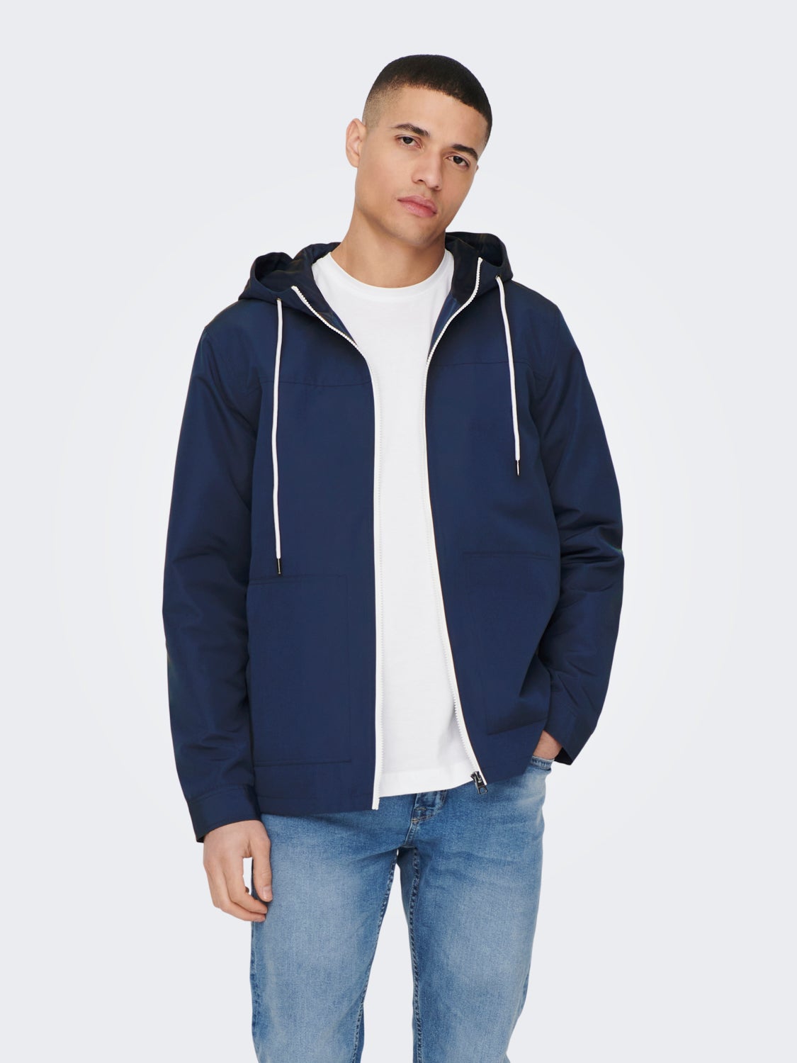 Jacket with hood