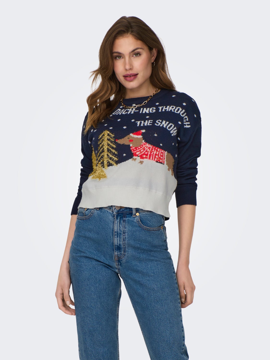 Christmas knitted pullover