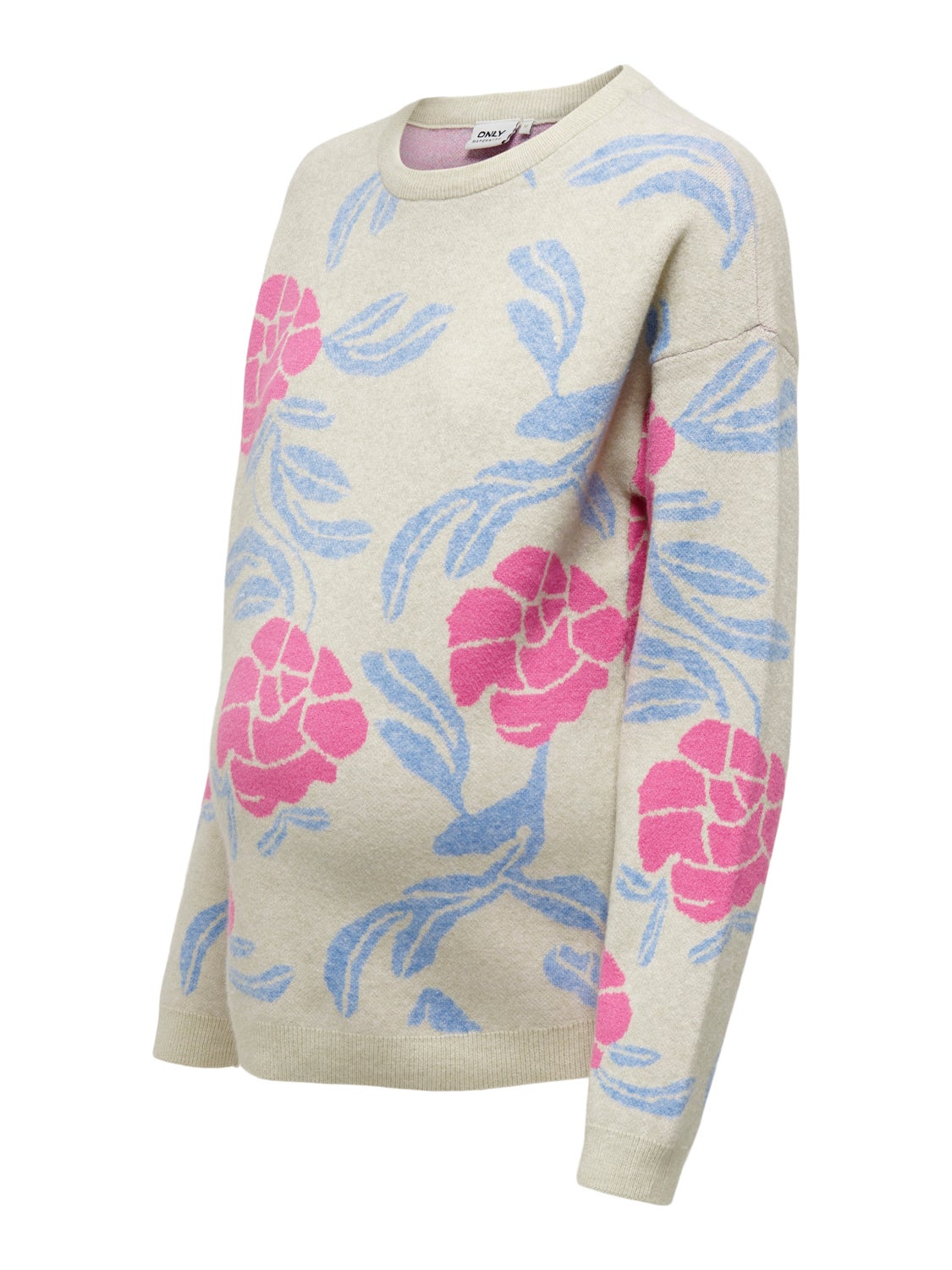 Mama patterned Knitted Pullover