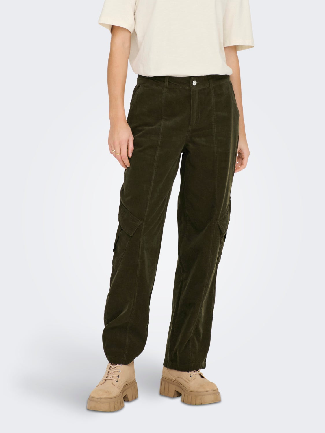 Wide Leg Fit Trousers