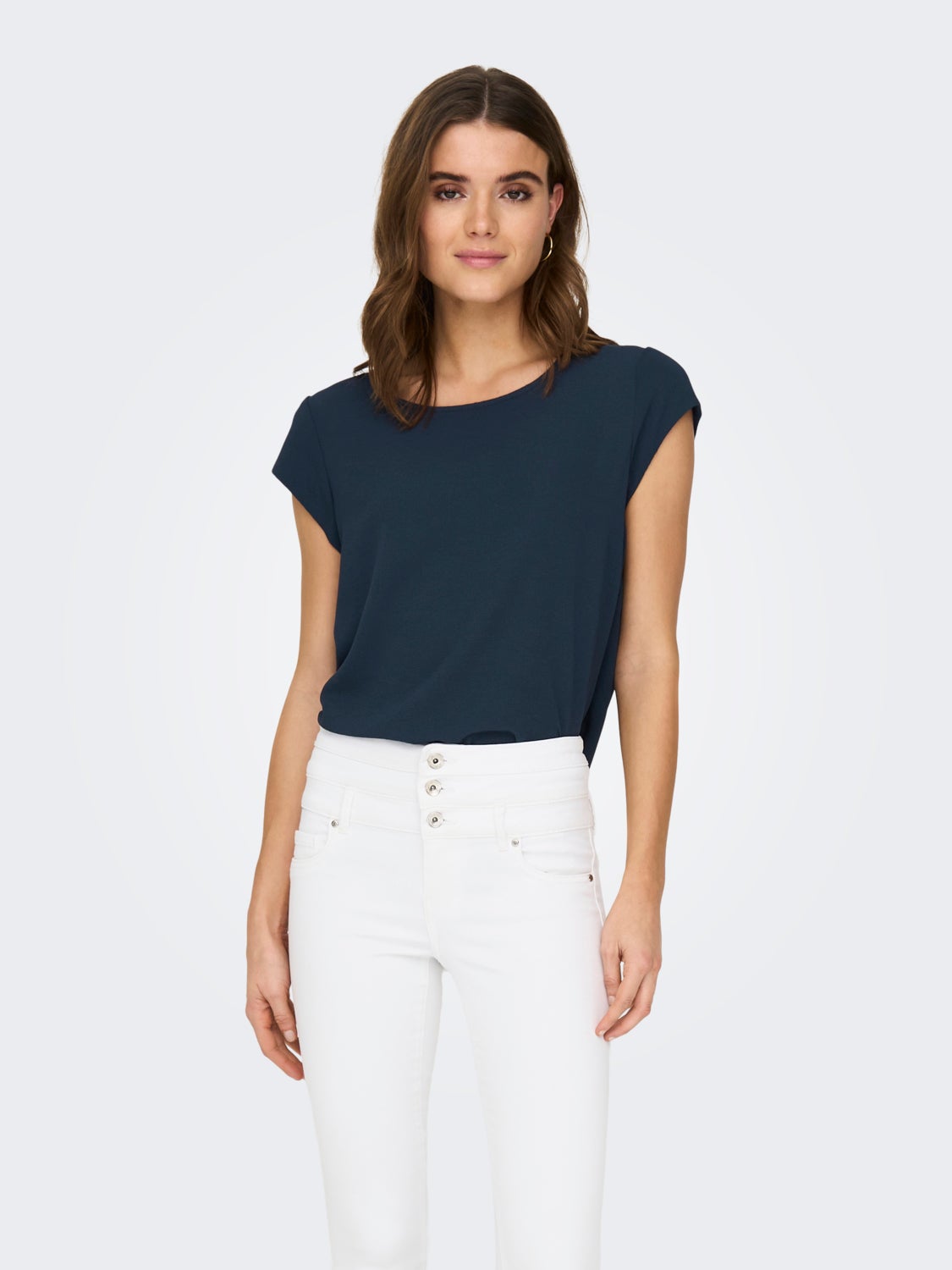 Loose Short Sleeved Top