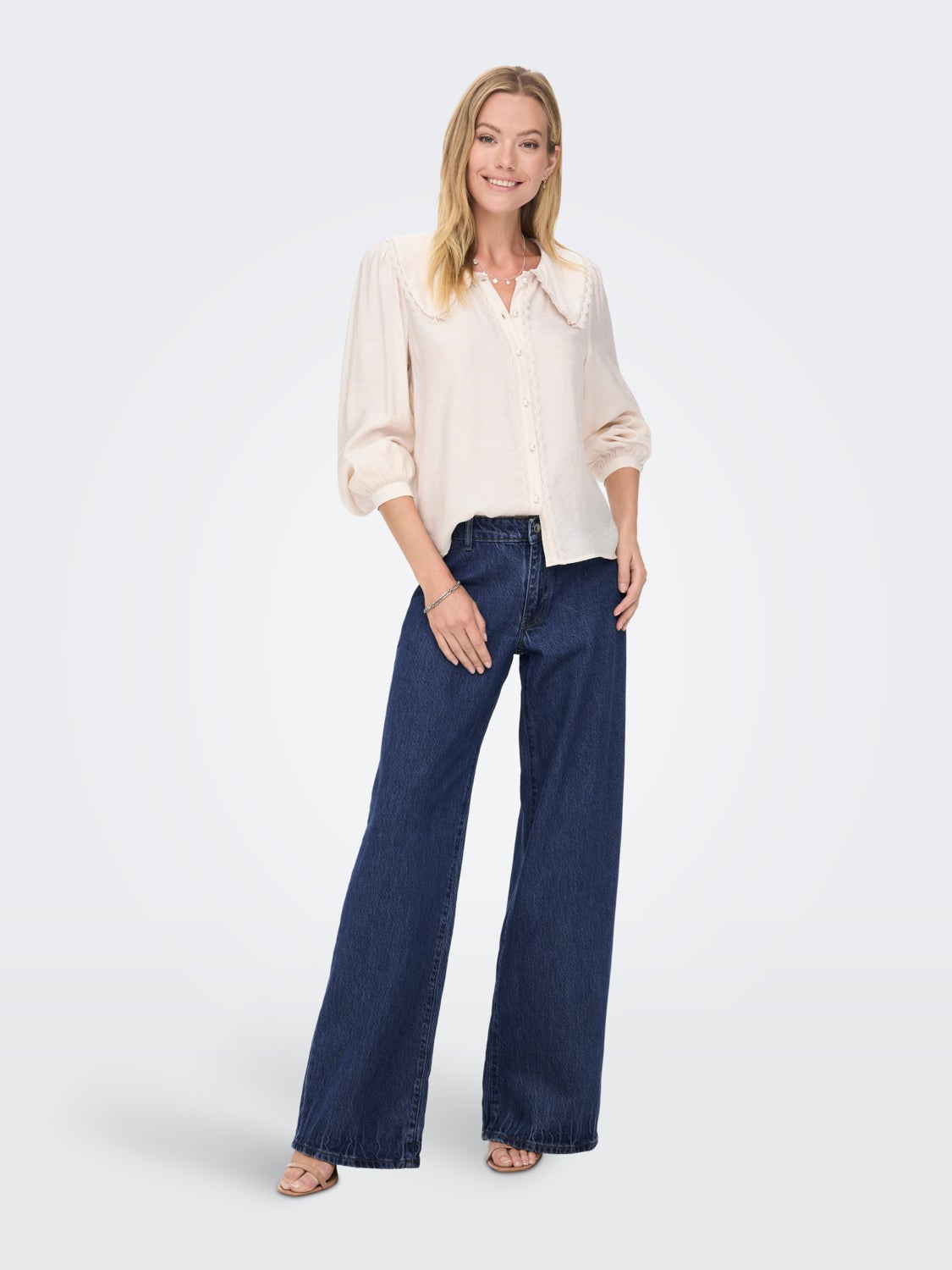 ONLKane Low waist wide leg jeans