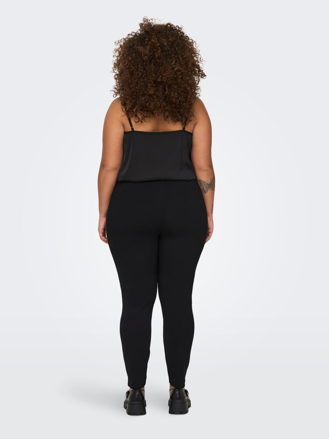 Curvy solid color leggings