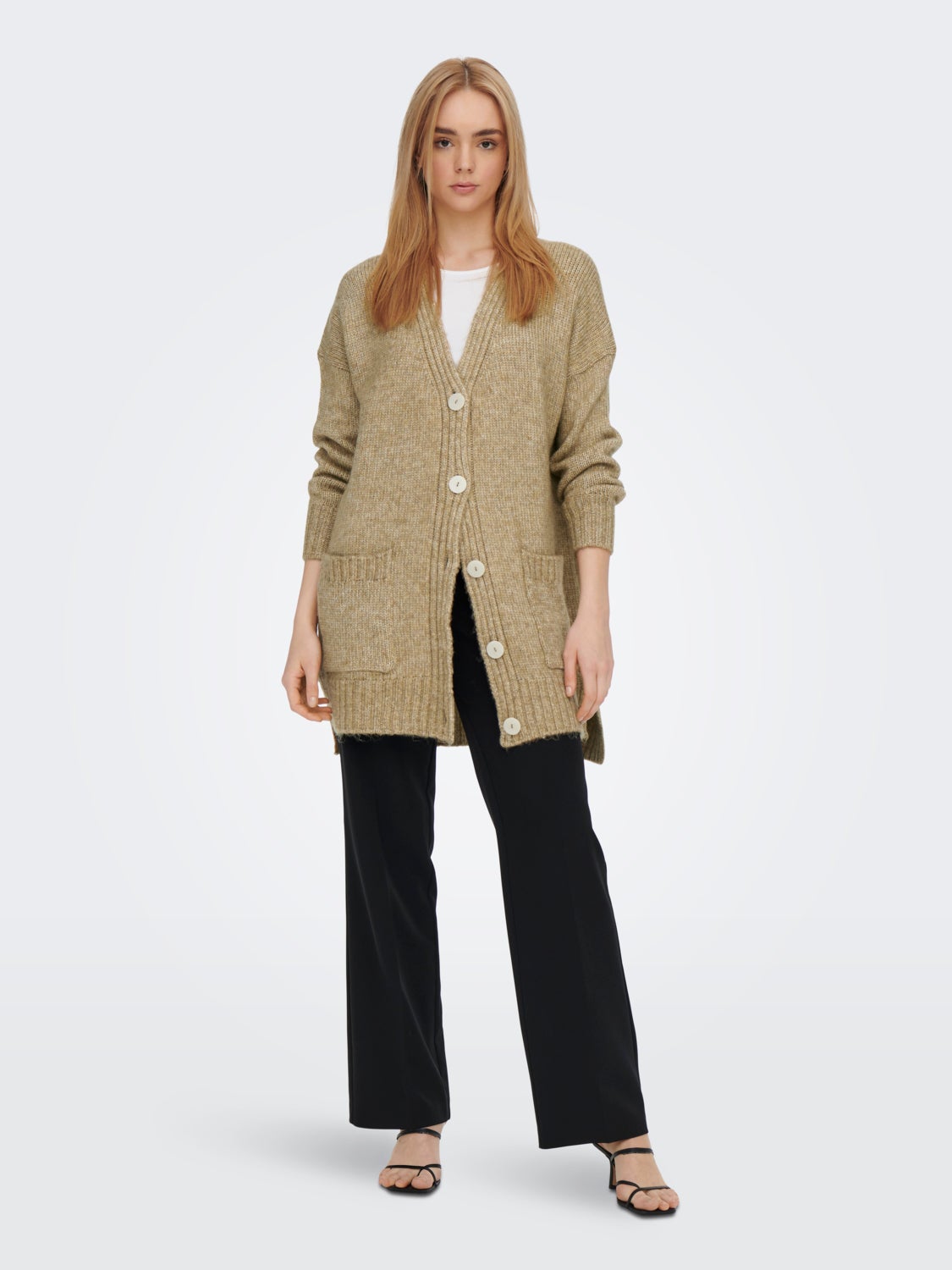 Long button Knitted Cardigan