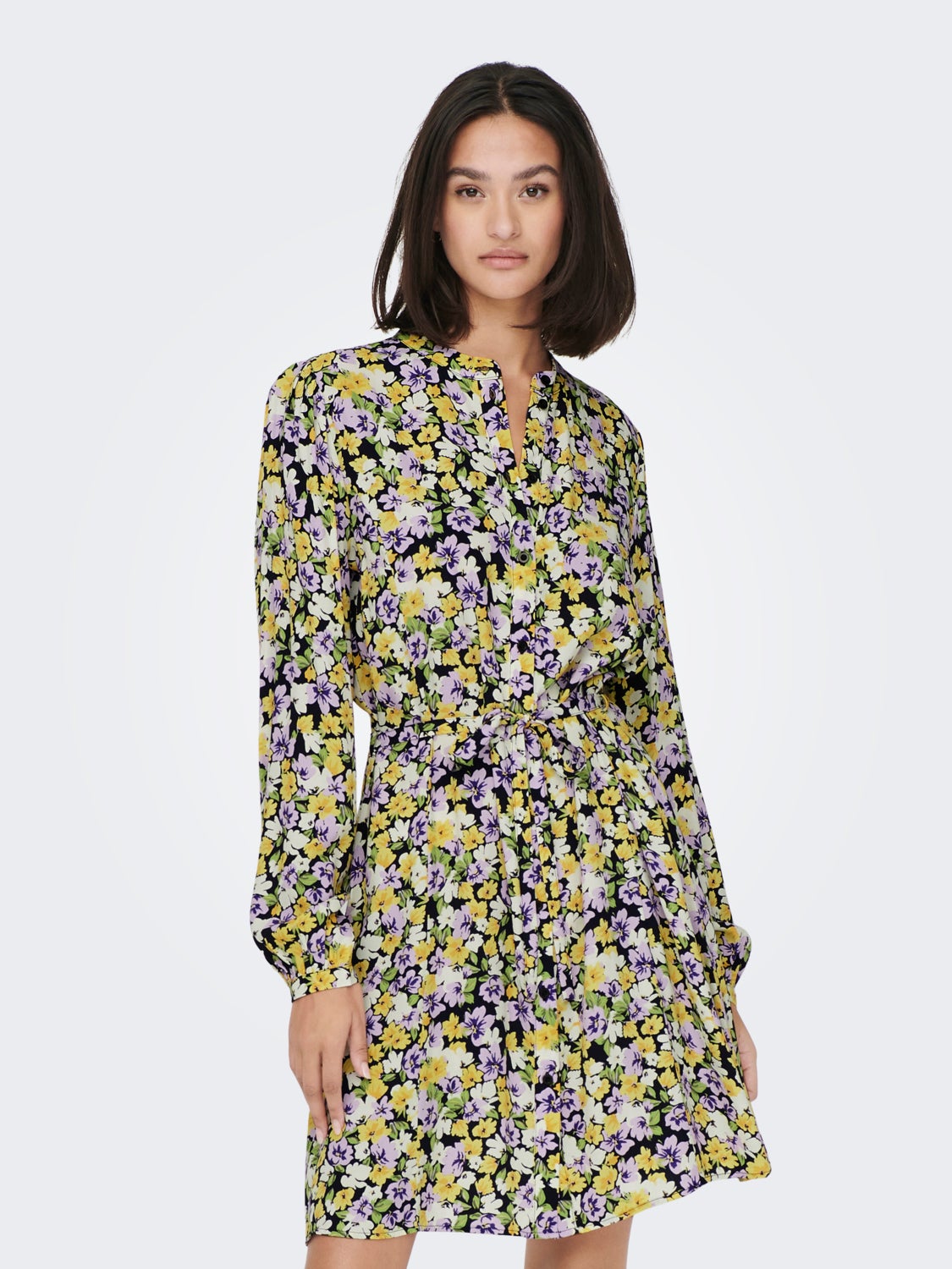 Mini Printed shirt dress