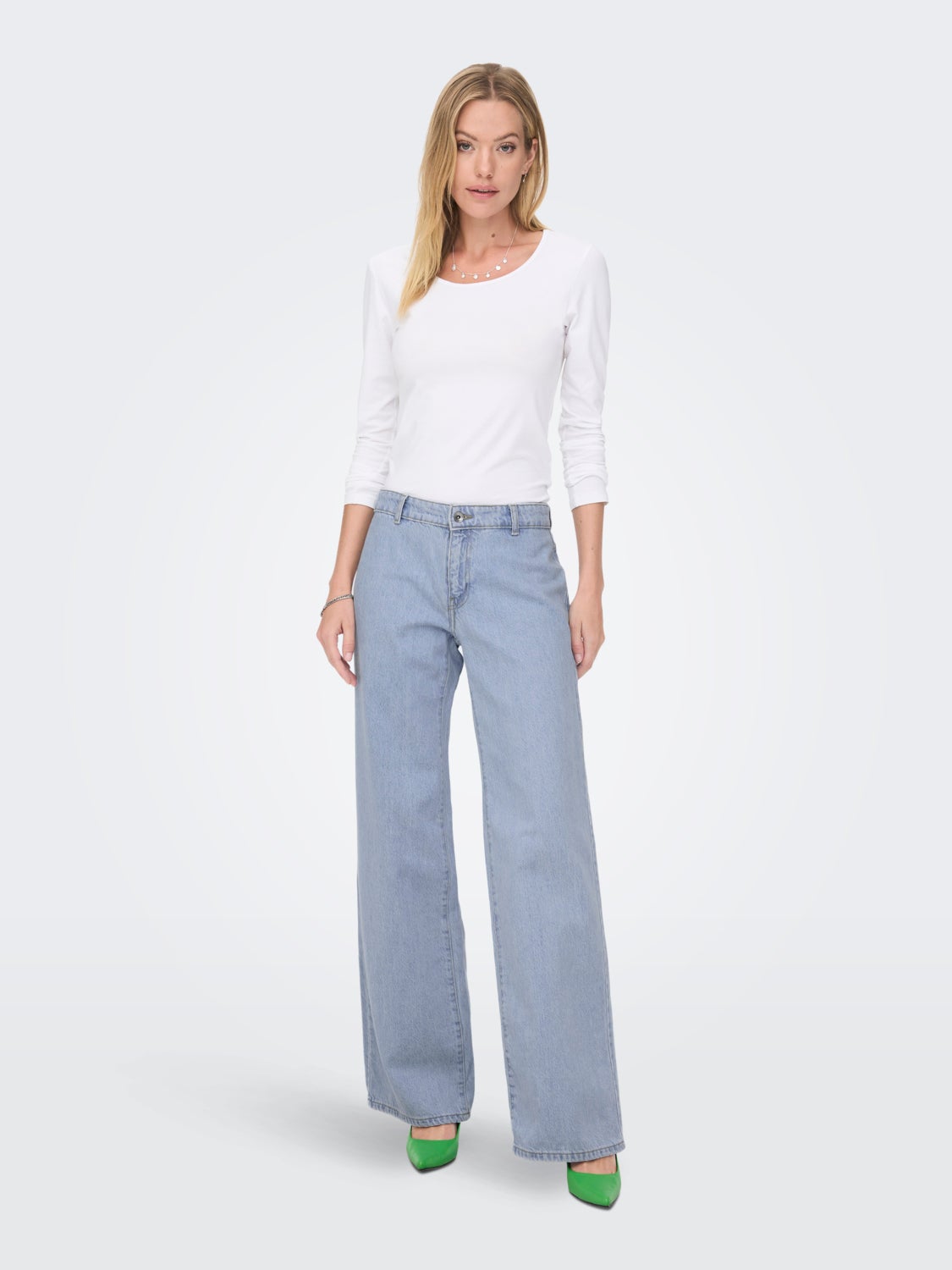 ONLKane Low waist wide leg jeans