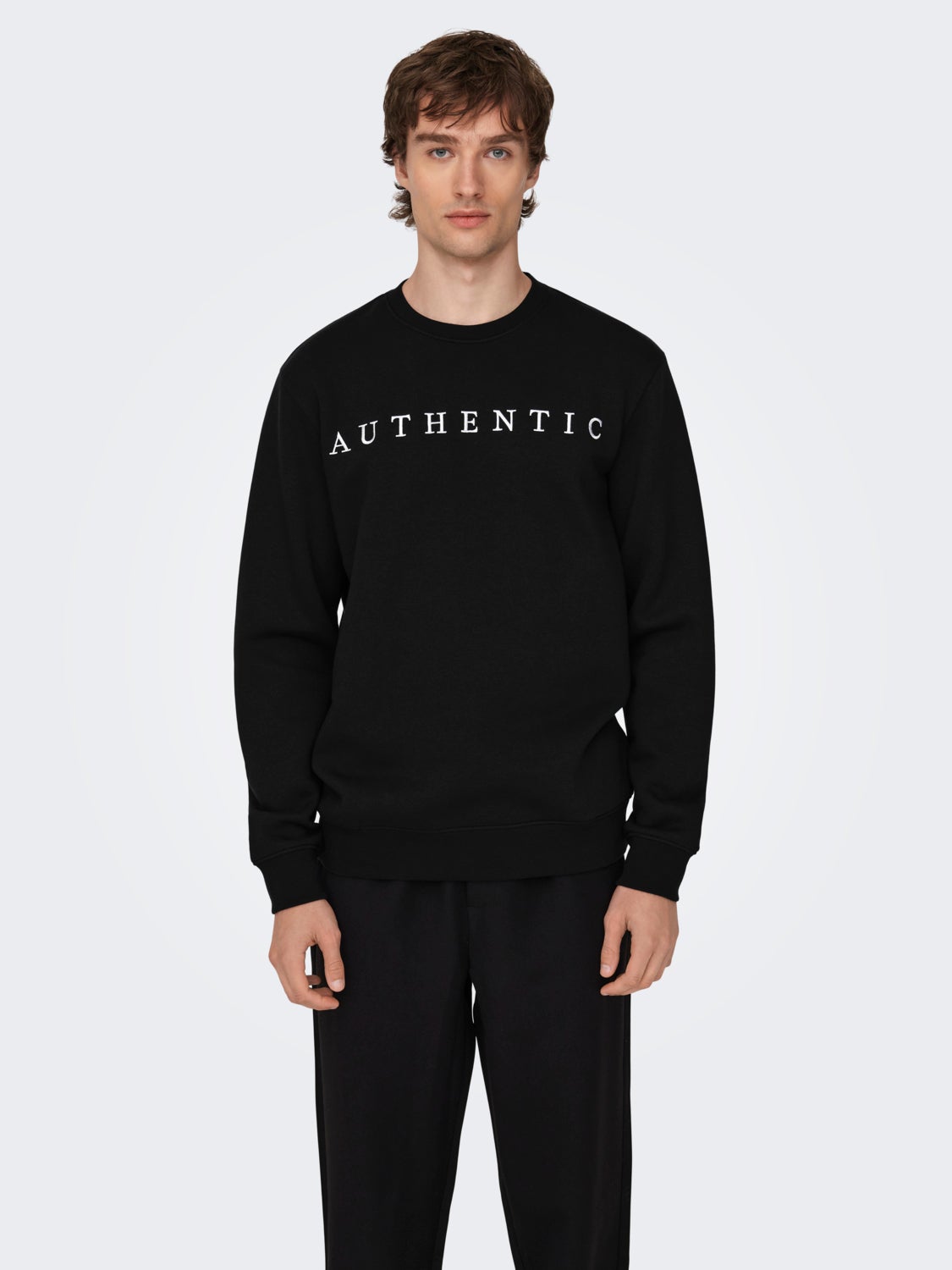 O-neck sweatshirt