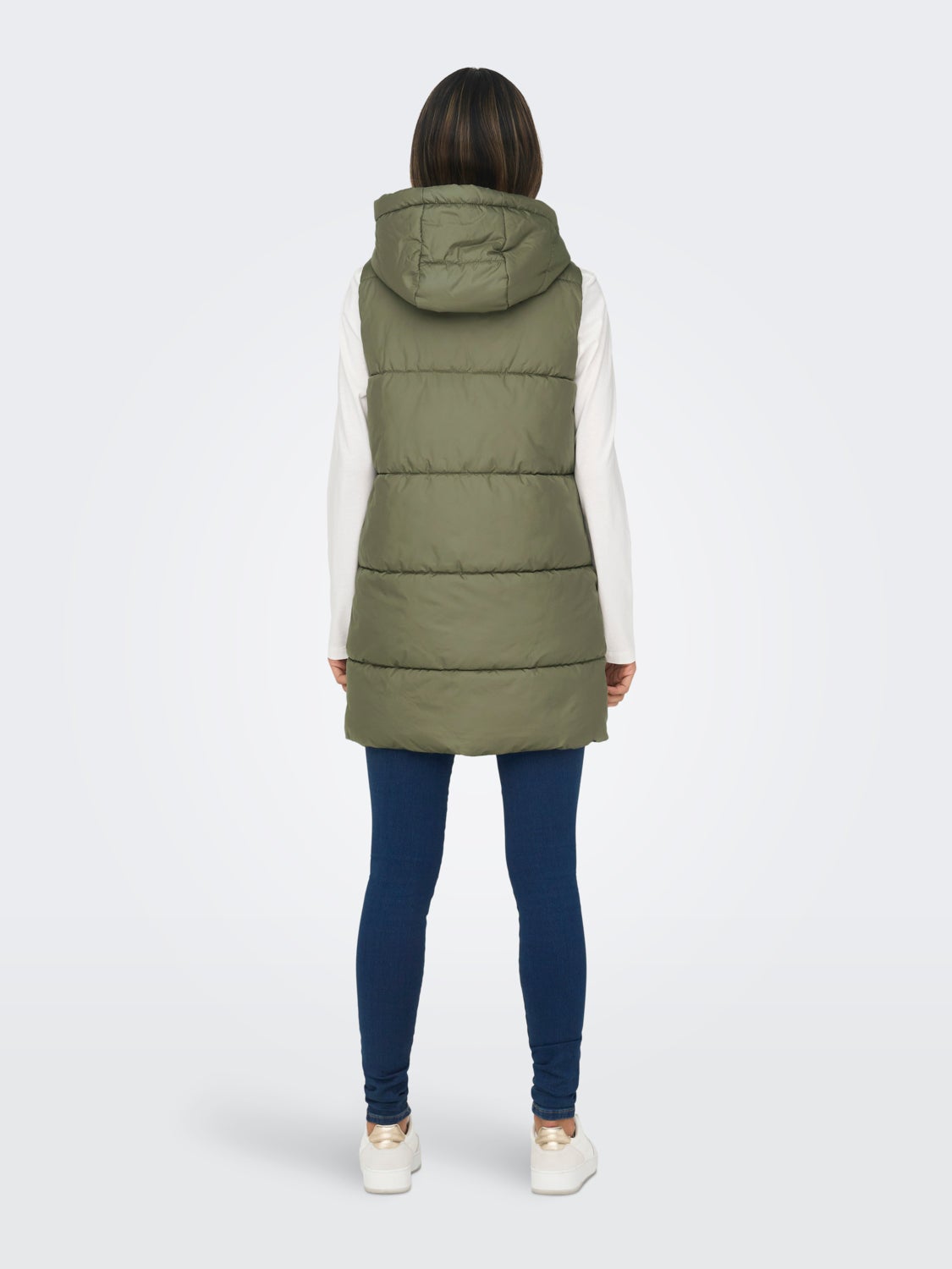Hooded puffer vest