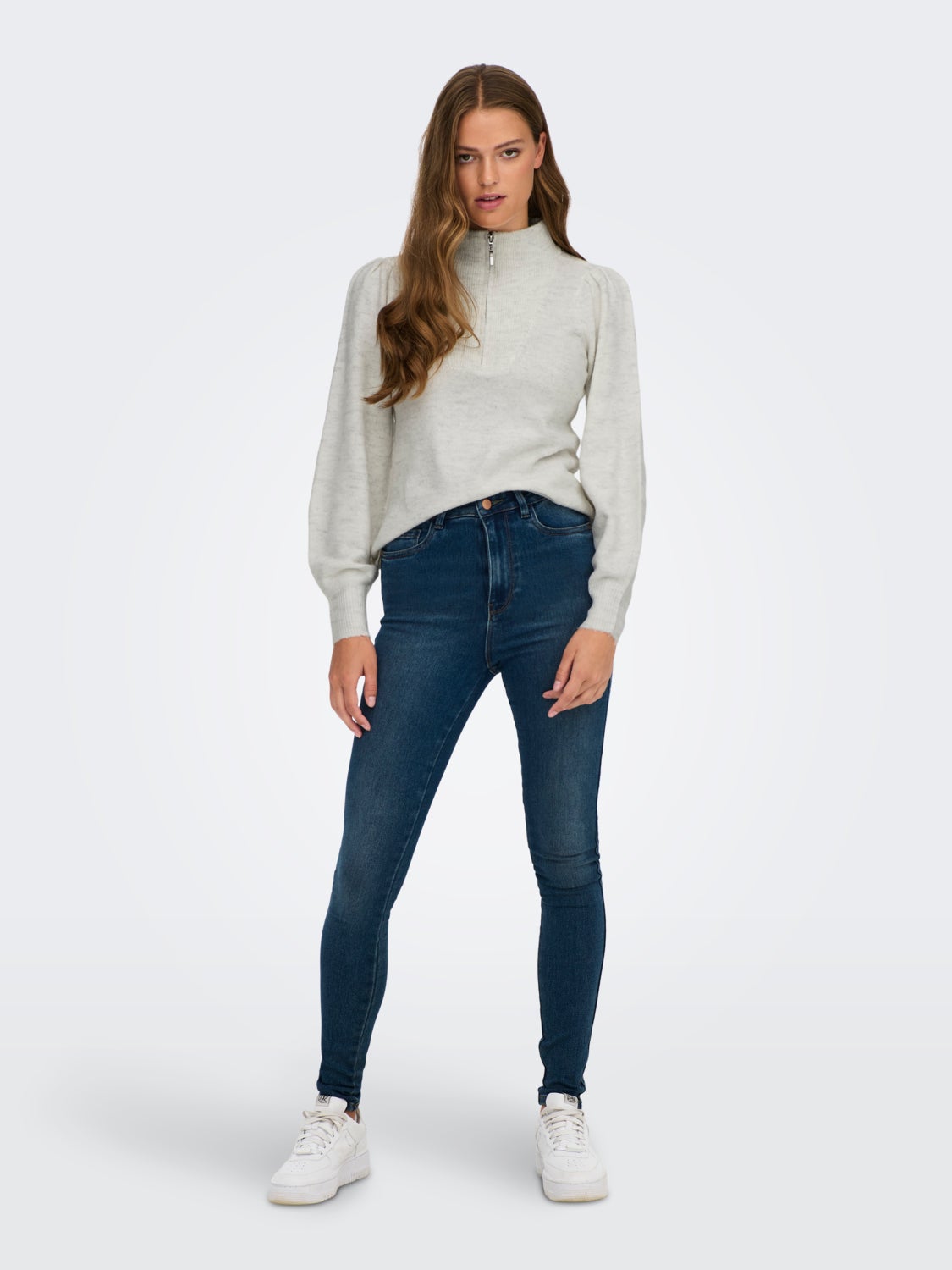 Zip Knitted Pullover