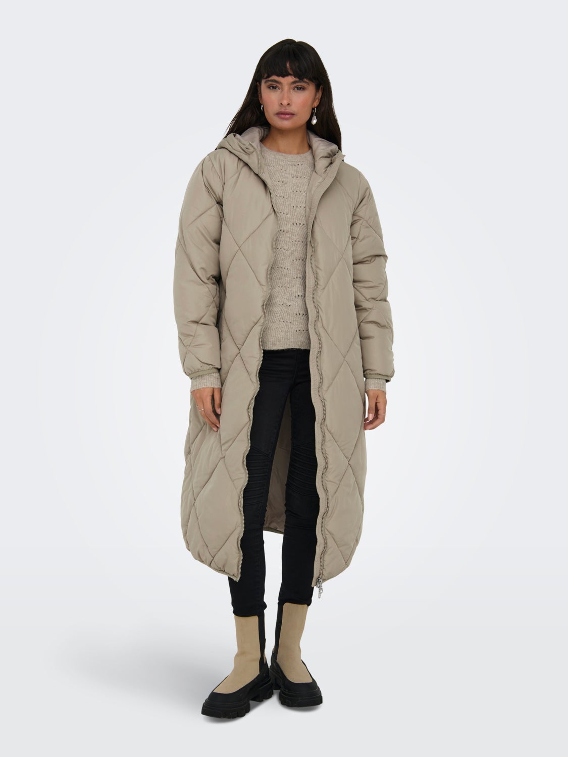 High neck Coat