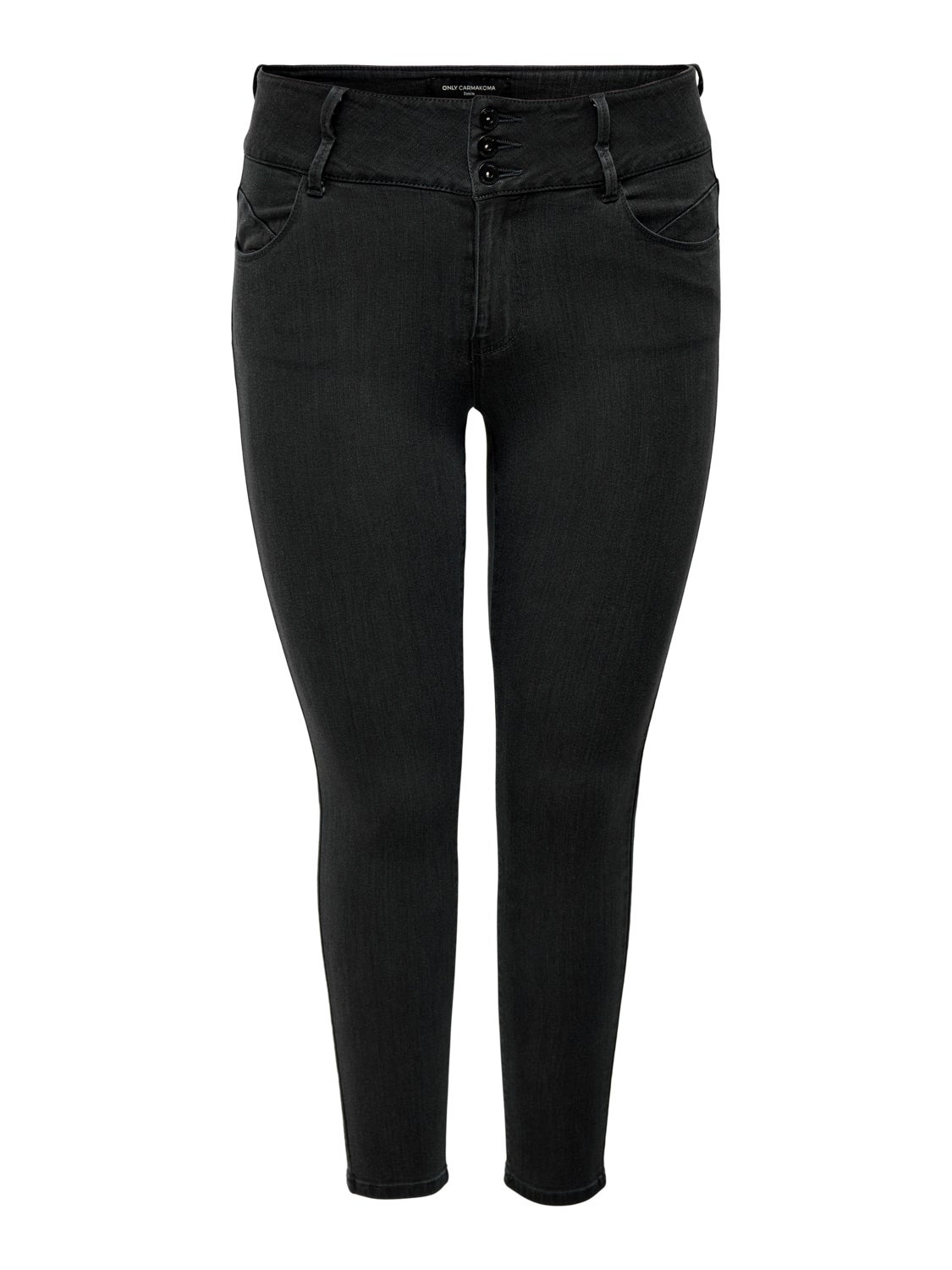 CARANNA HW SK ANK JEANS BLACK WASH