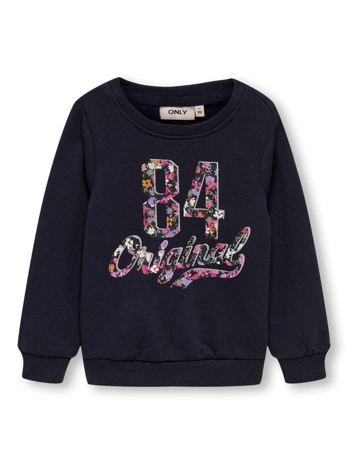 Mini glitter print sweatshirt