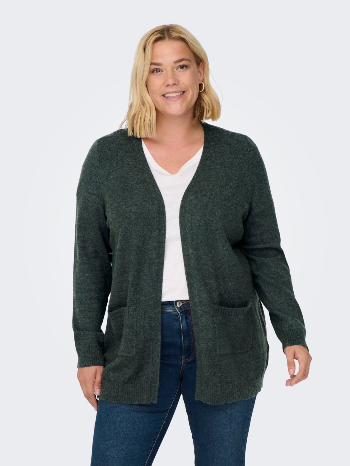Curvy open Knitted Cardigan