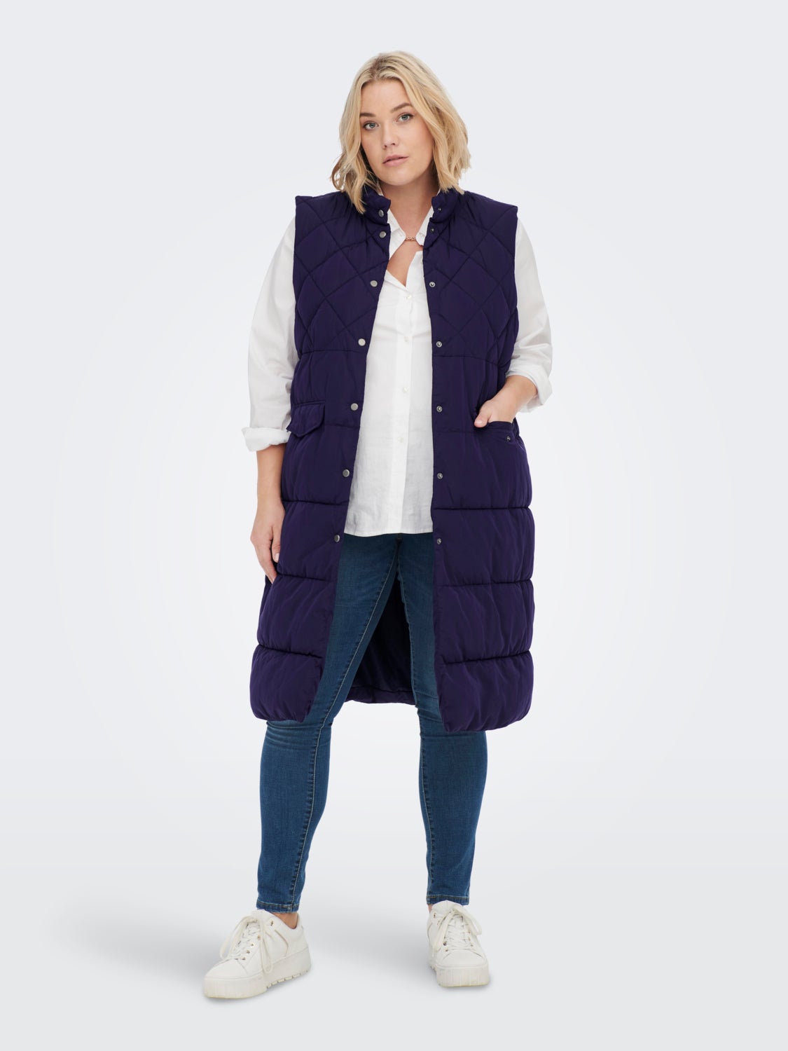 Curvy quilted Waistcoat