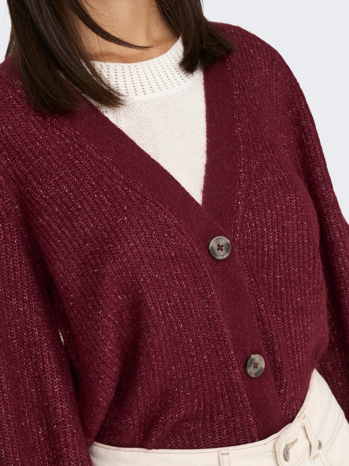 Rib Knitted Cardigan