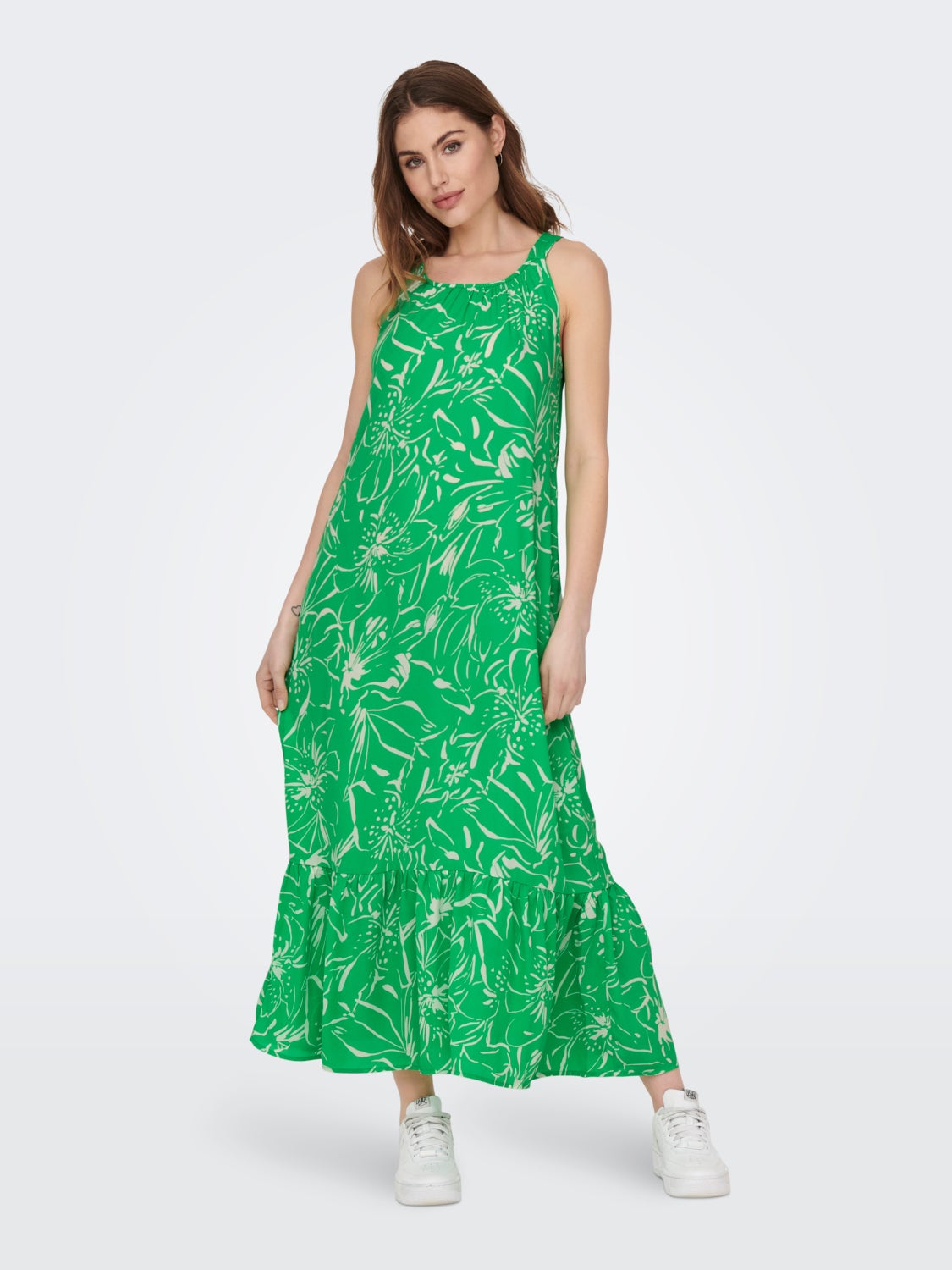 U-Neck Maxi Dress