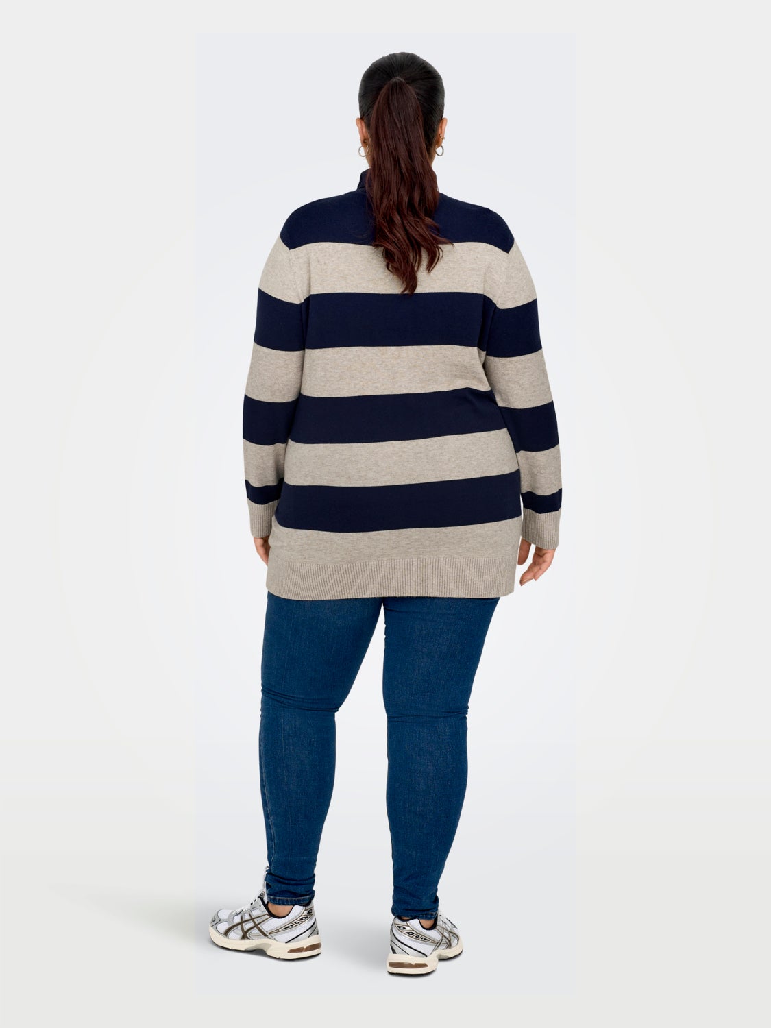 Roll neck Curve Pullover
