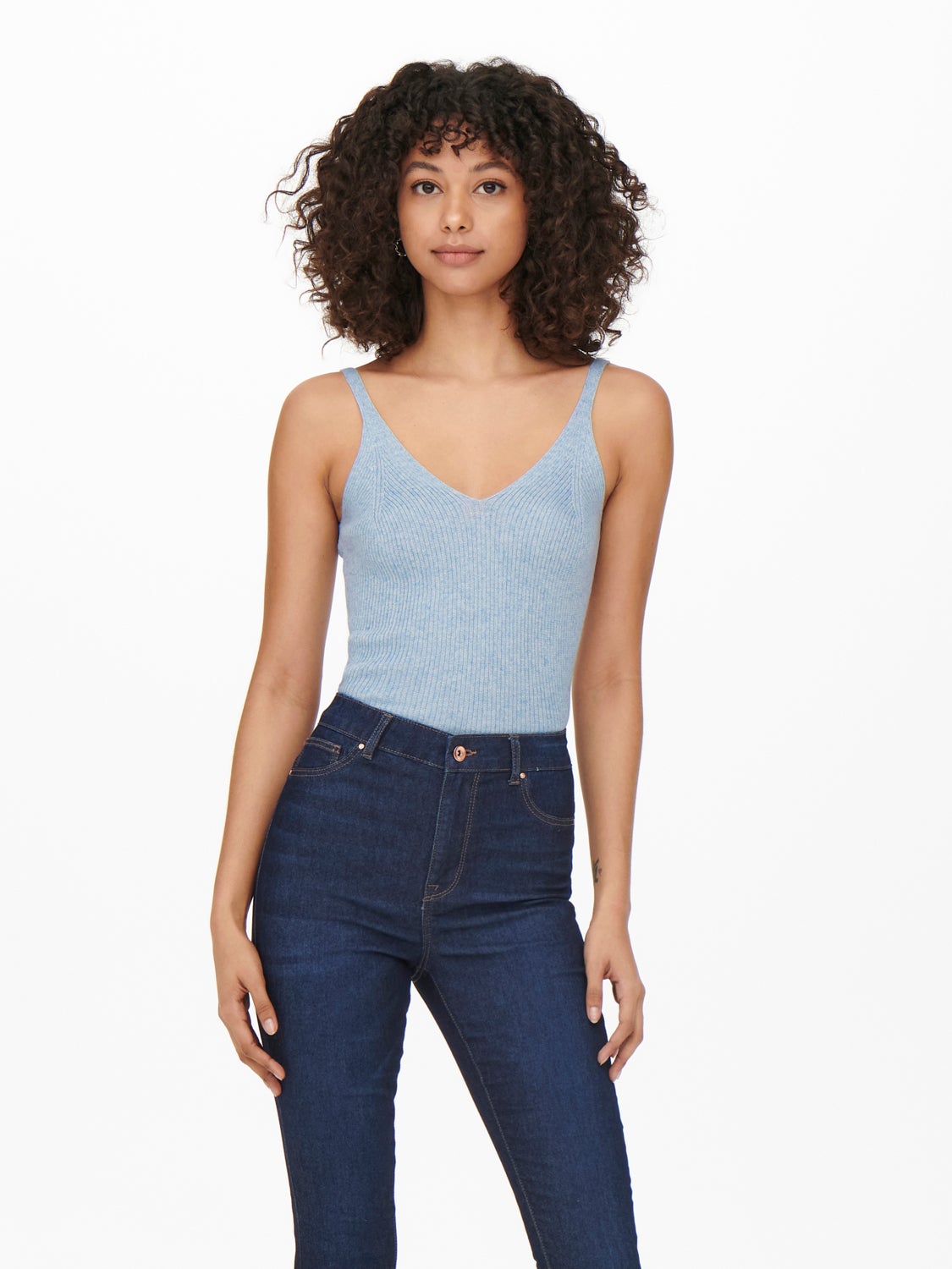 Sleeveless Knitted Top