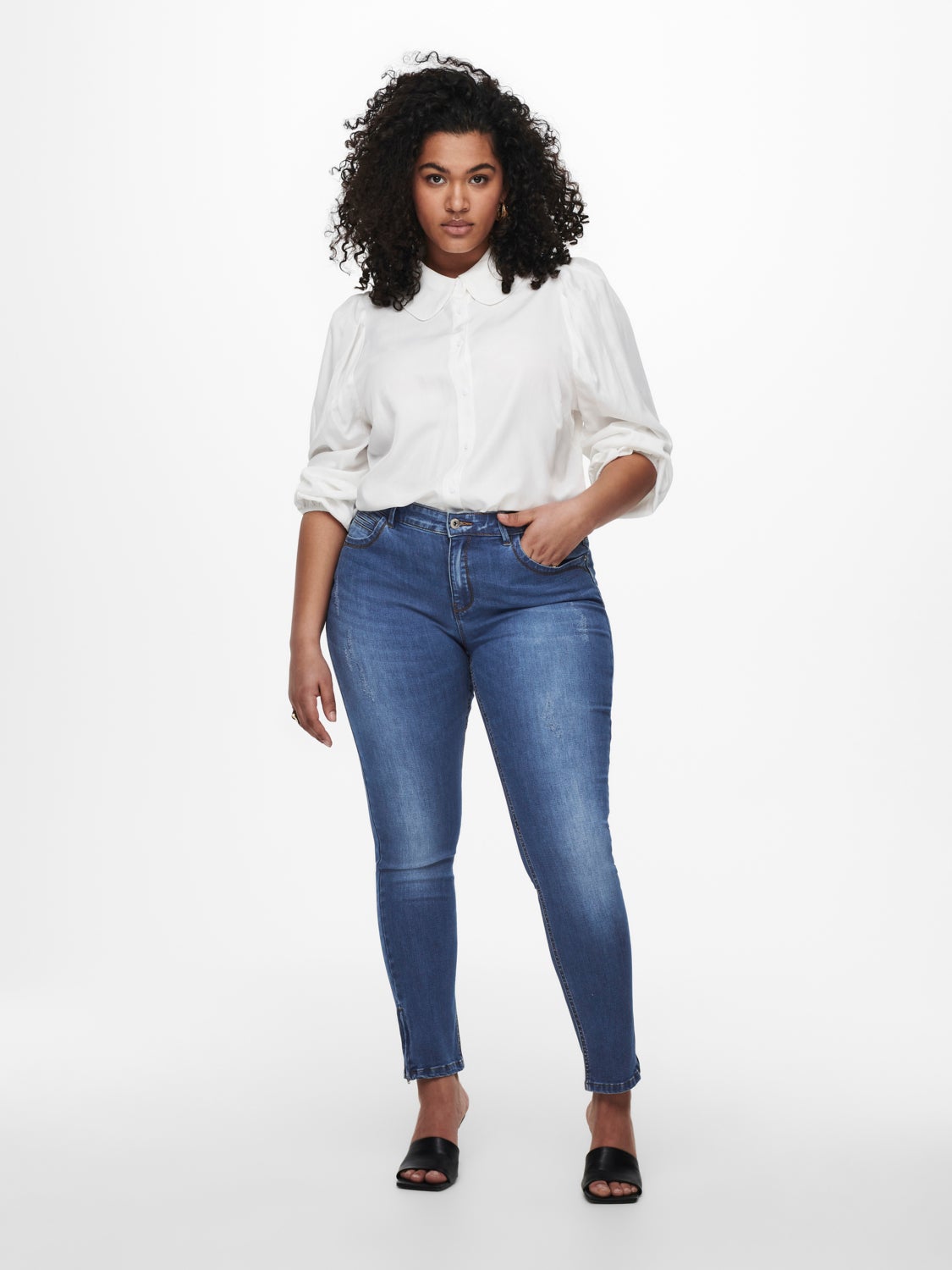 Curvy carKarla reg ankle Skinny fit jeans