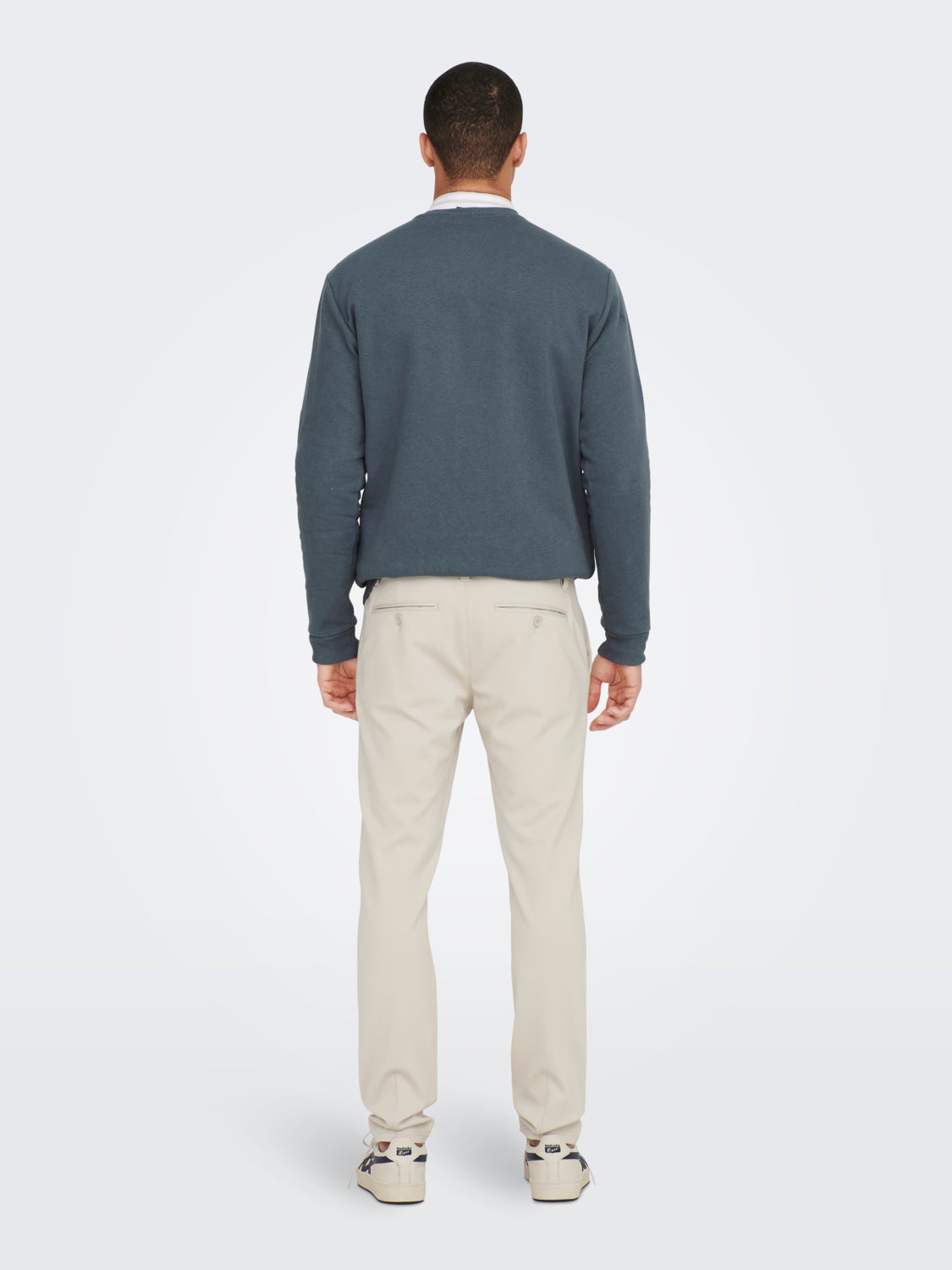 Solid colored chinos