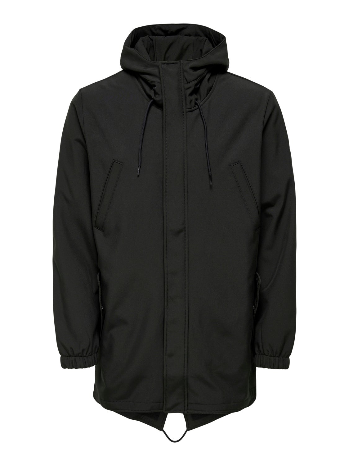 Long softshell jacket