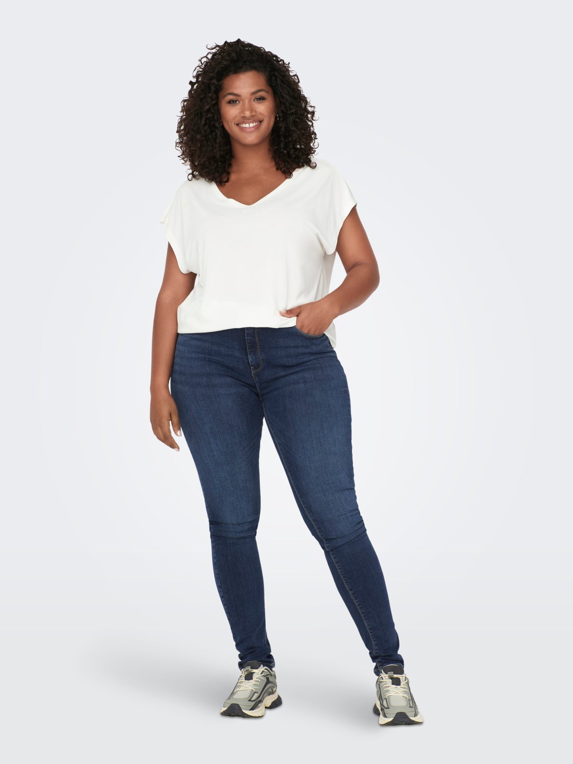 Curvy CarLaola life hw Skinny fit jeans