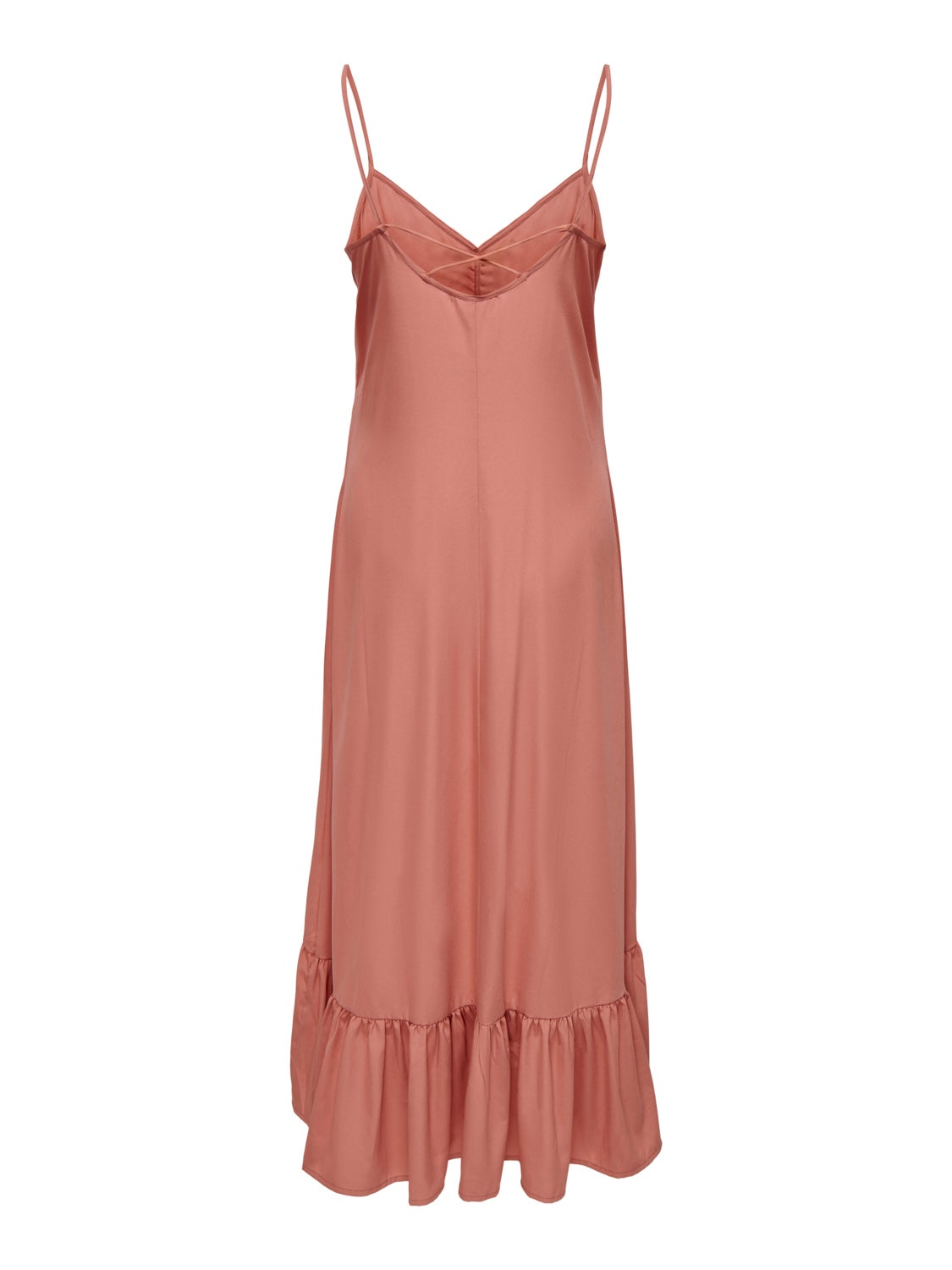 Button and frill detailed Maxi dress