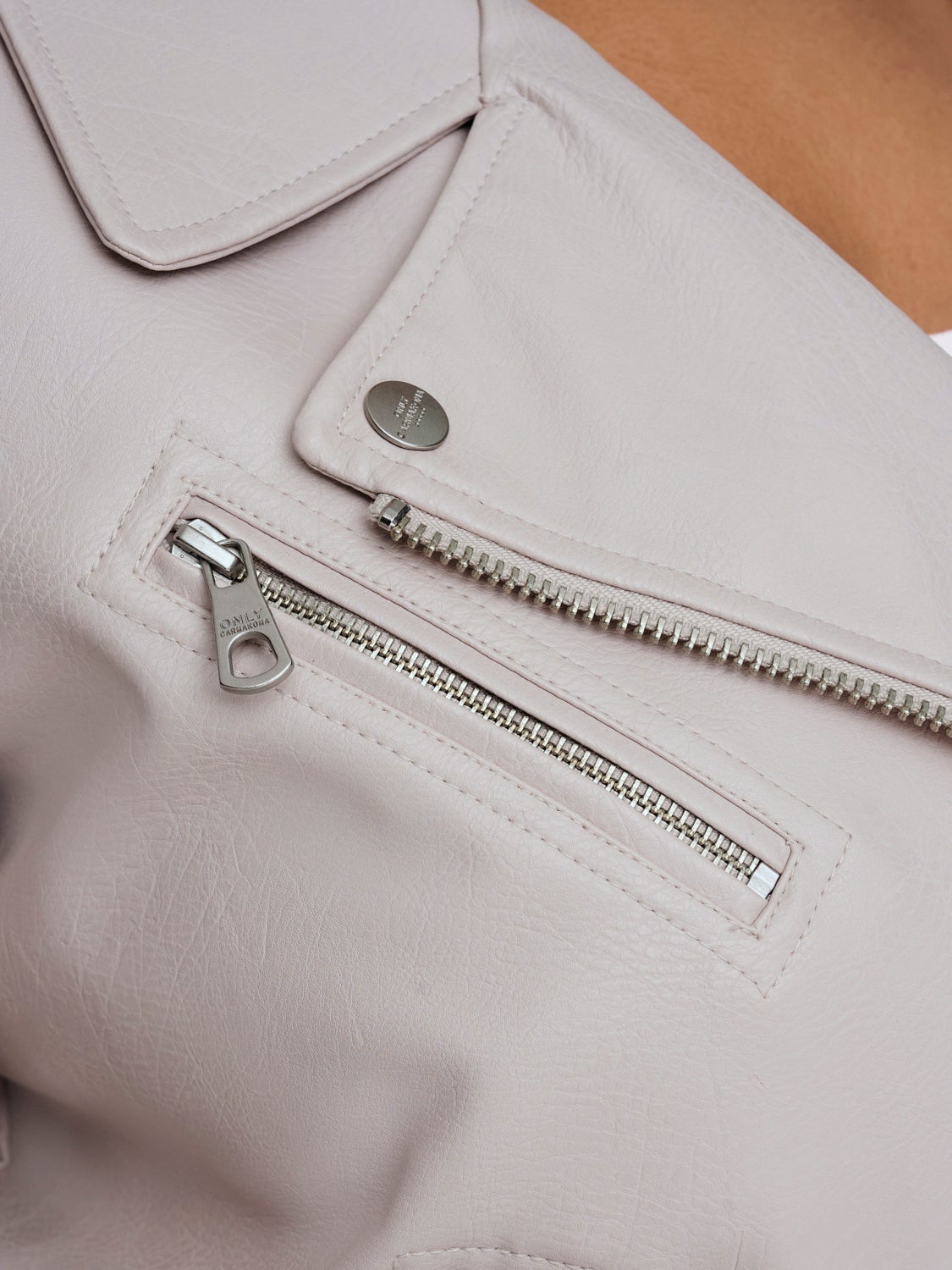 Curvy Faux leather Jacket