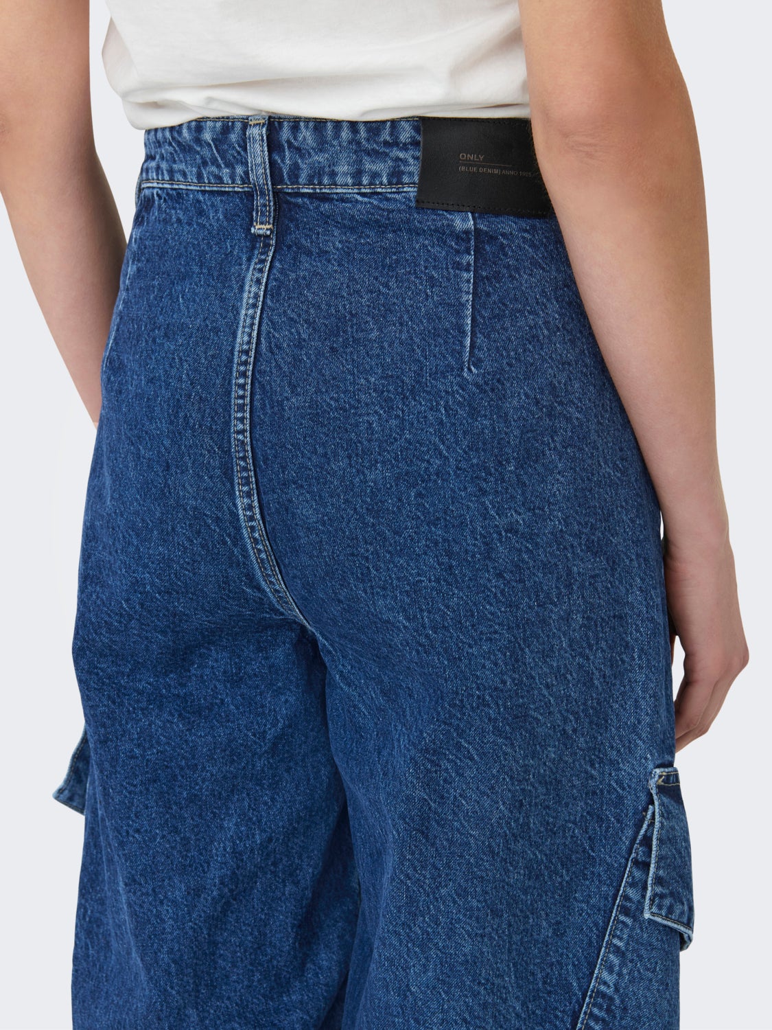 ONLPERNILLE HW CARGO JOGGER CROPPED JEANS