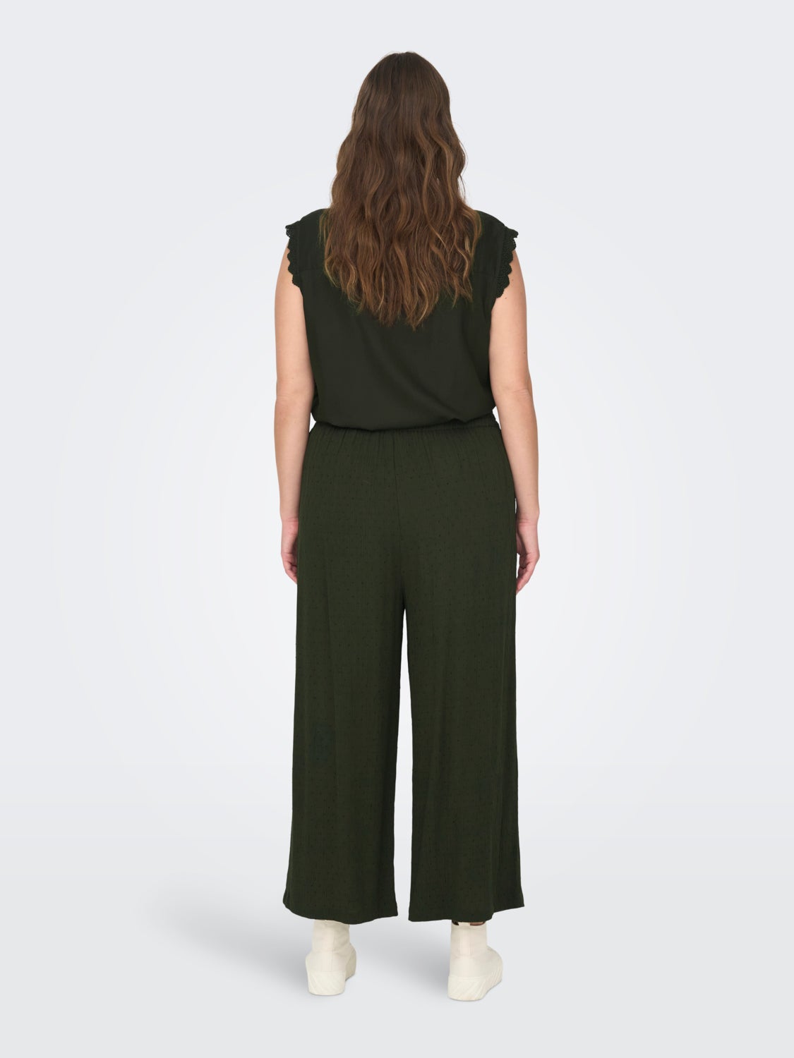 Curvy culotte pants