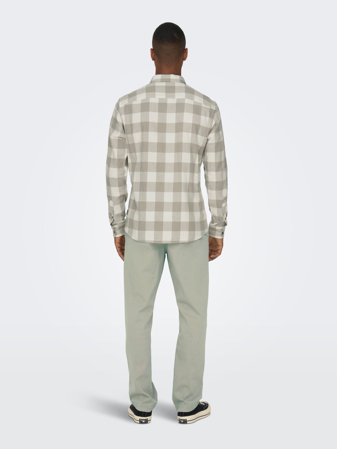 Slim fit checked shirt