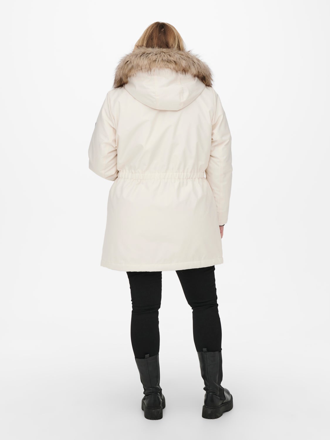 Curvy jacket with hood