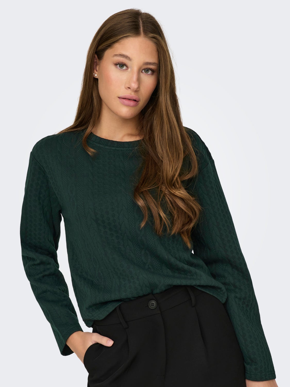 O-neck sweatshirt