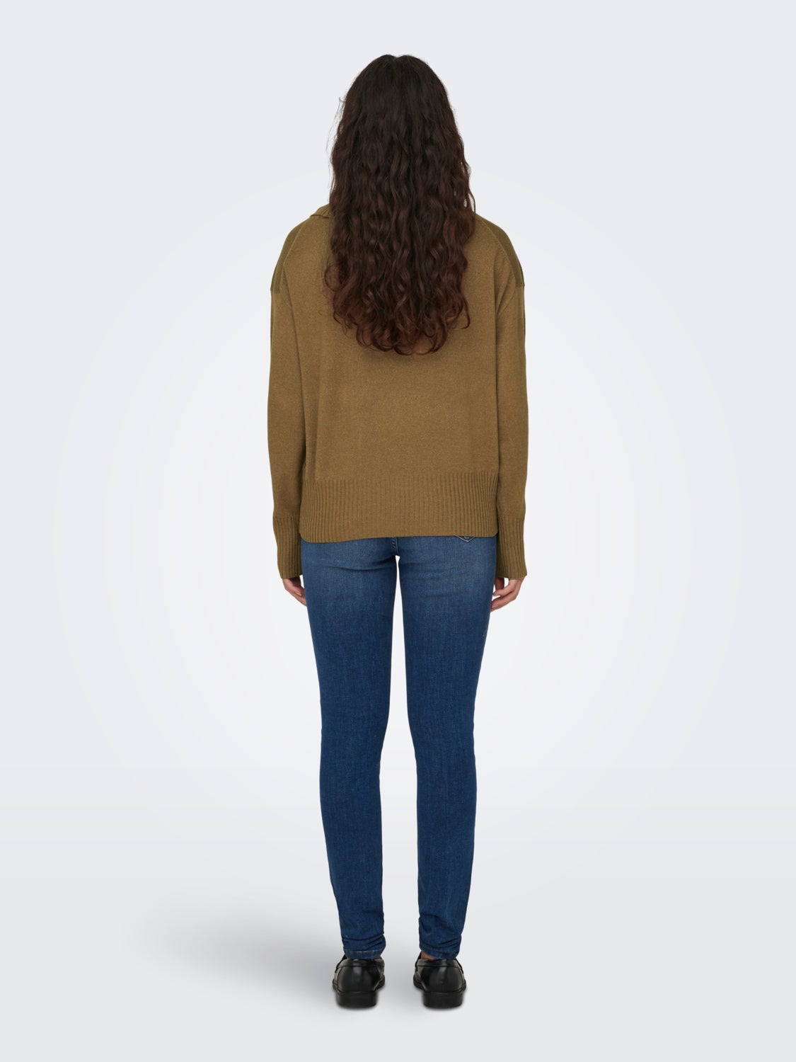 Knit top with cowl neck