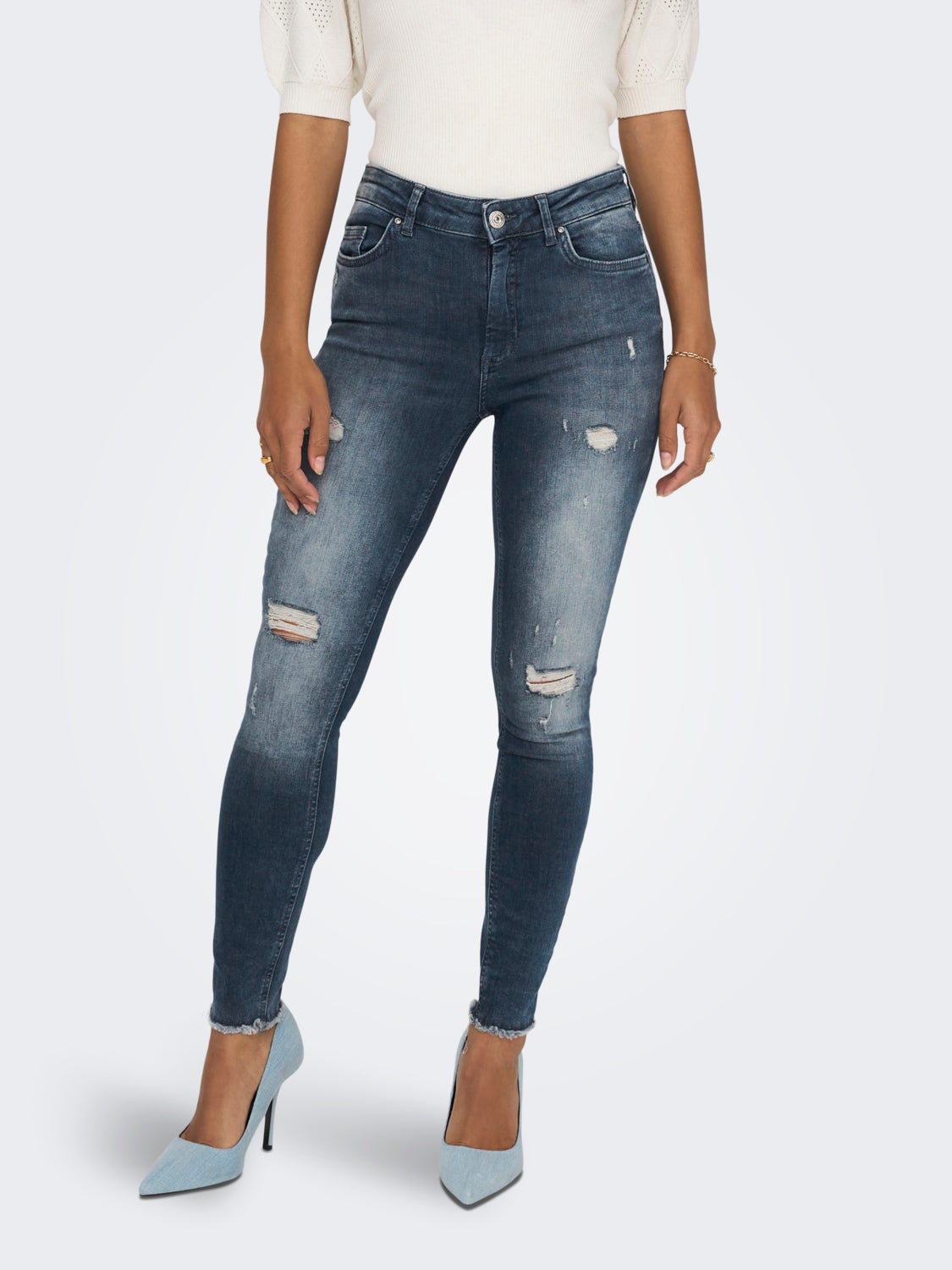ONLBlush life mid ankle Skinny fit jeans