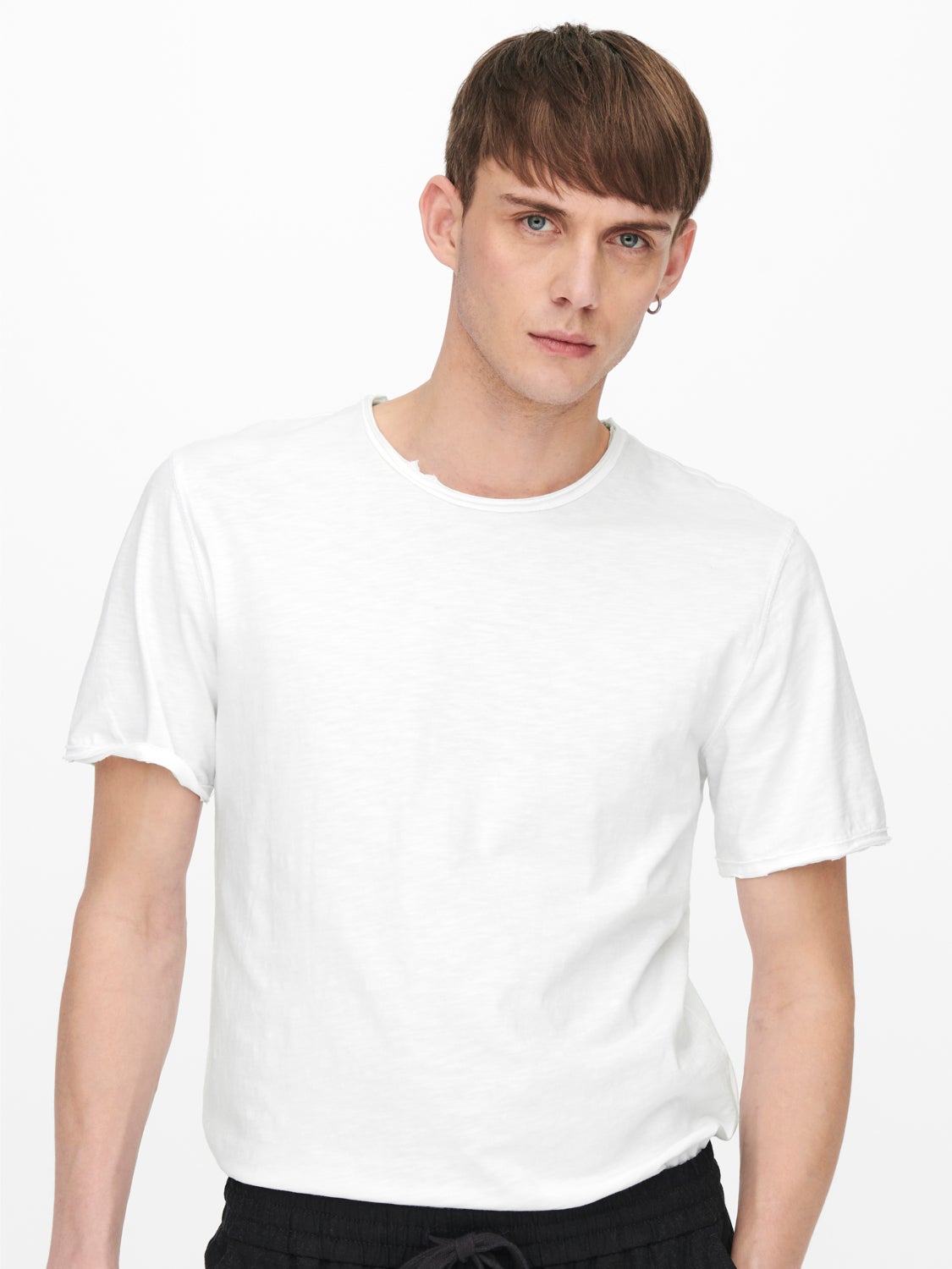 Basic o-hals t-shirt