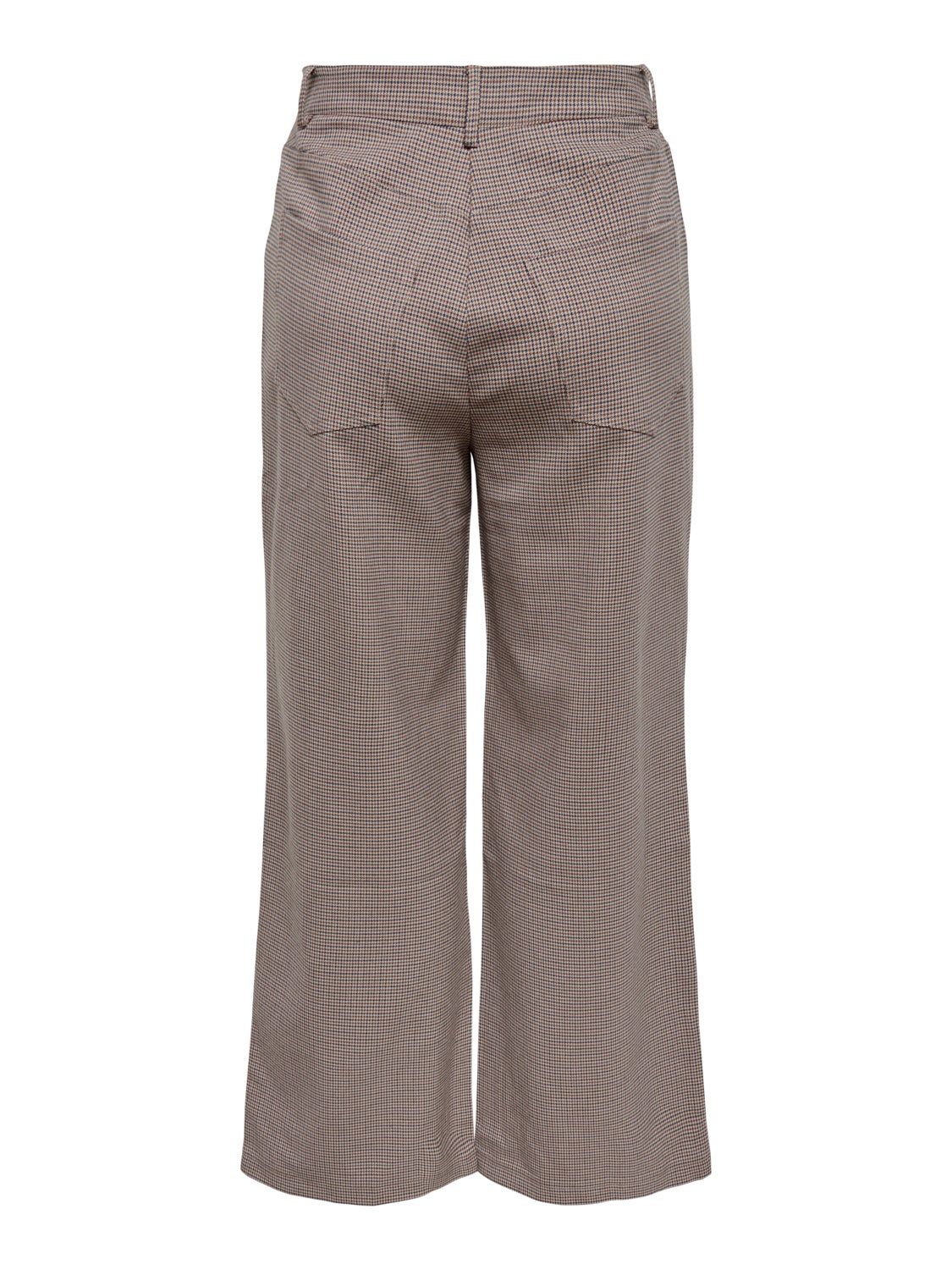 Extra high waisted check Trousers