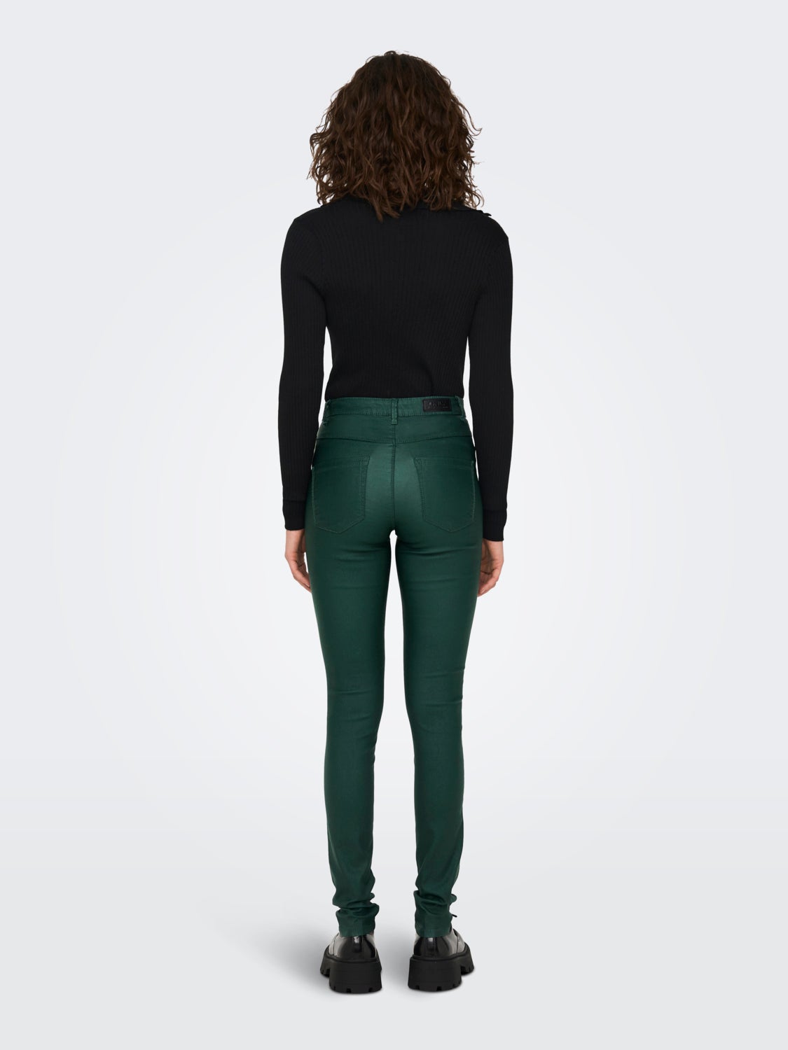 ONLRoyal Zip HW Rock Coated Skinny fit jeans