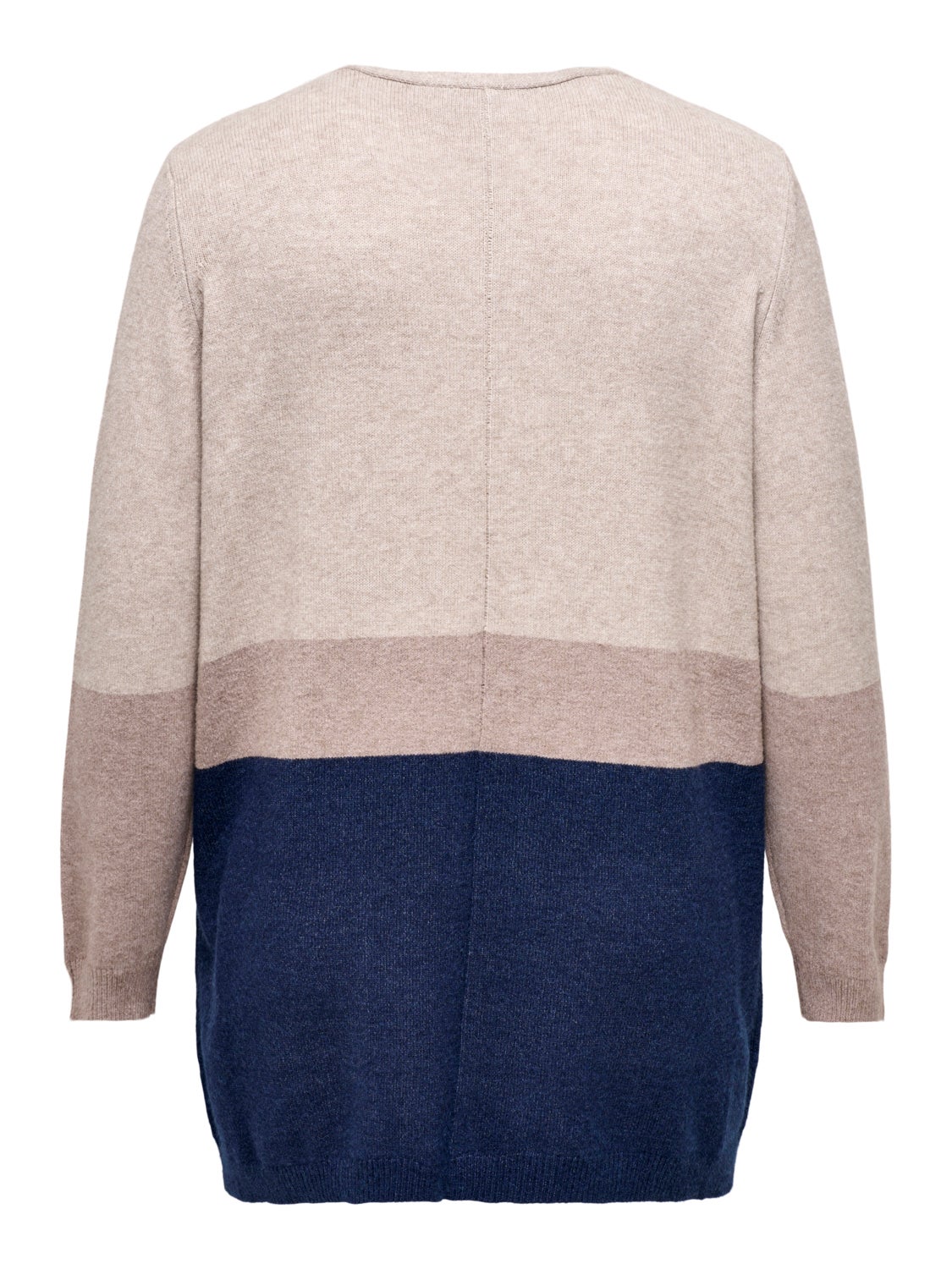 Curvy knitted cardigan