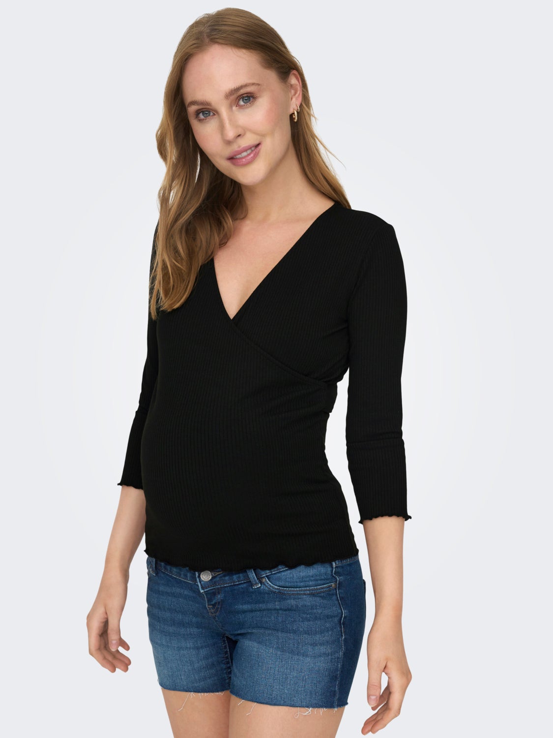 Mama v-neck top